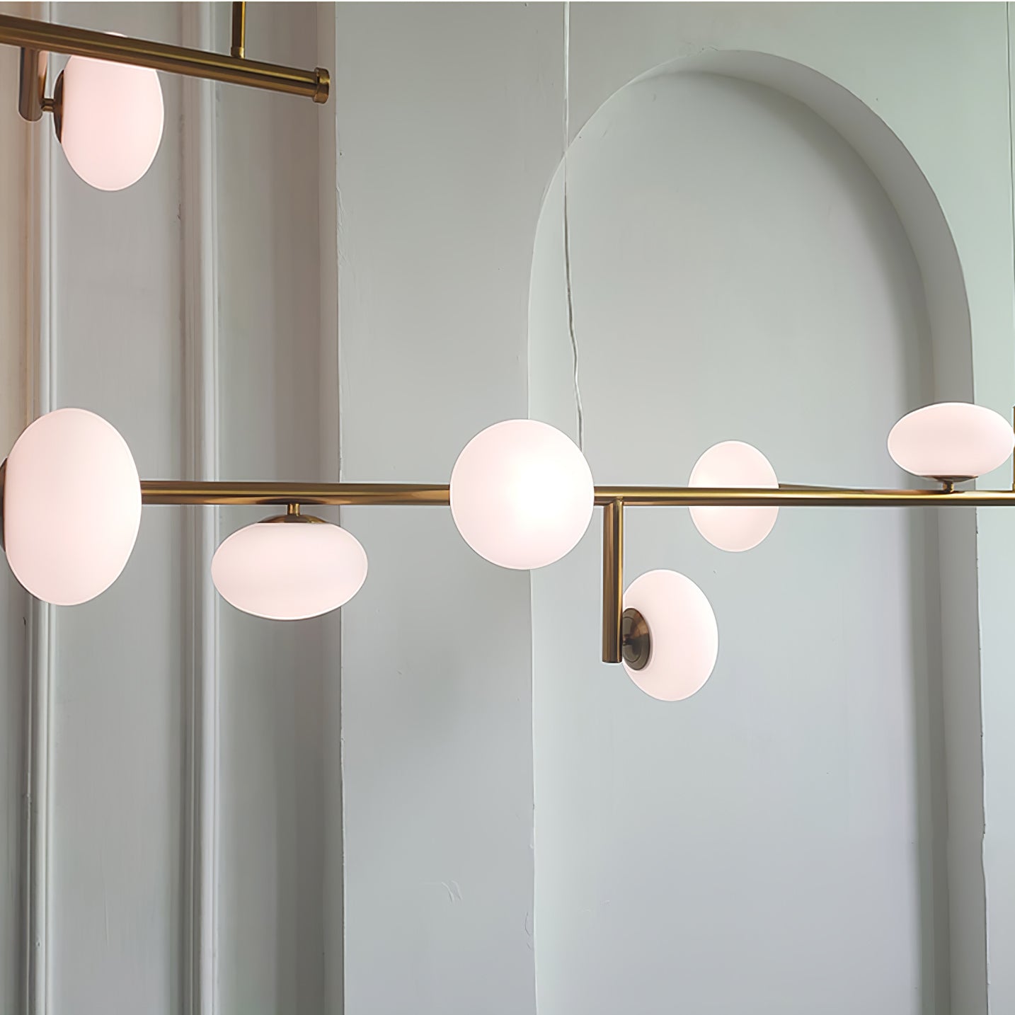 Balance Lustre en Verre Moderne
