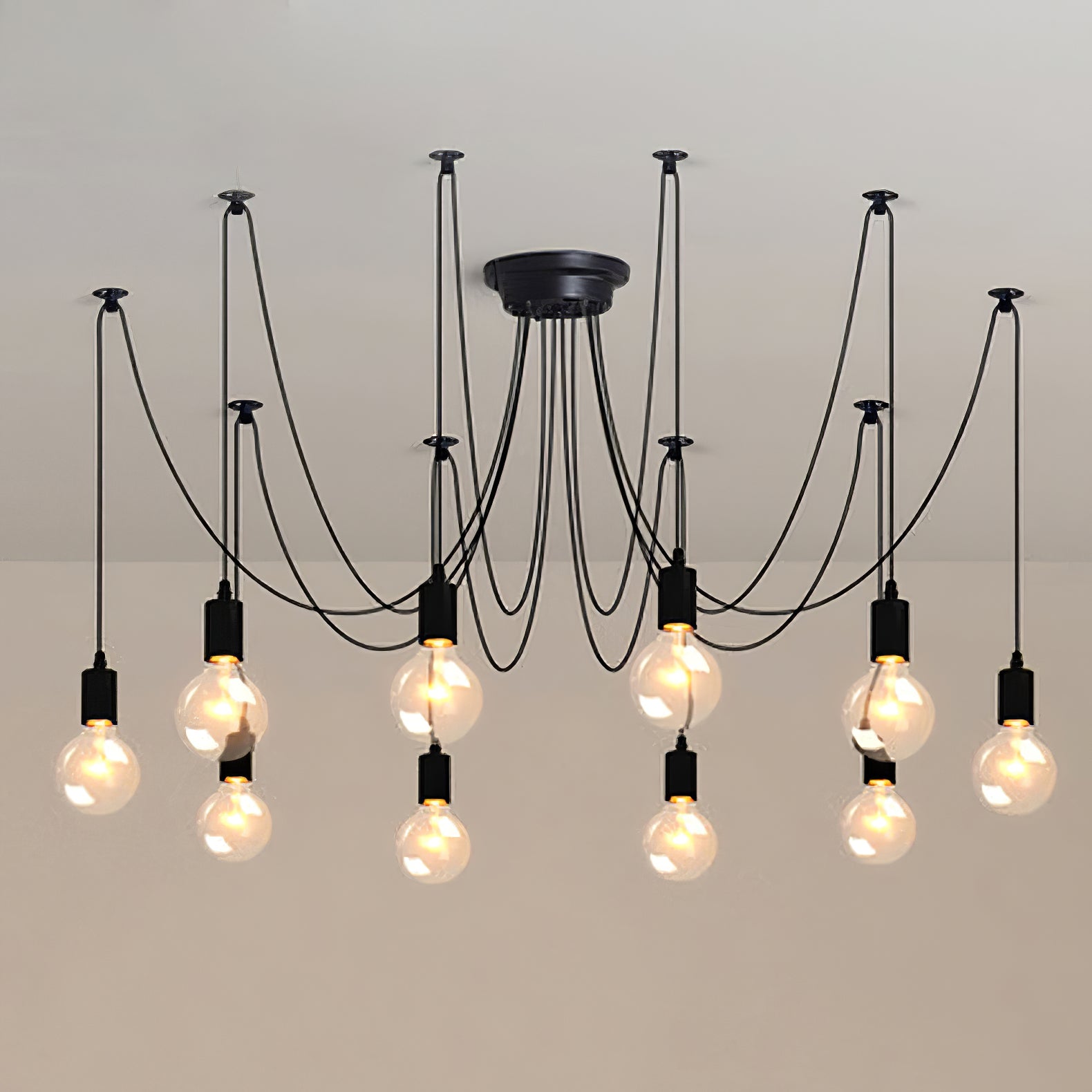 Lustra Lustre à Câble Araignée Industriel