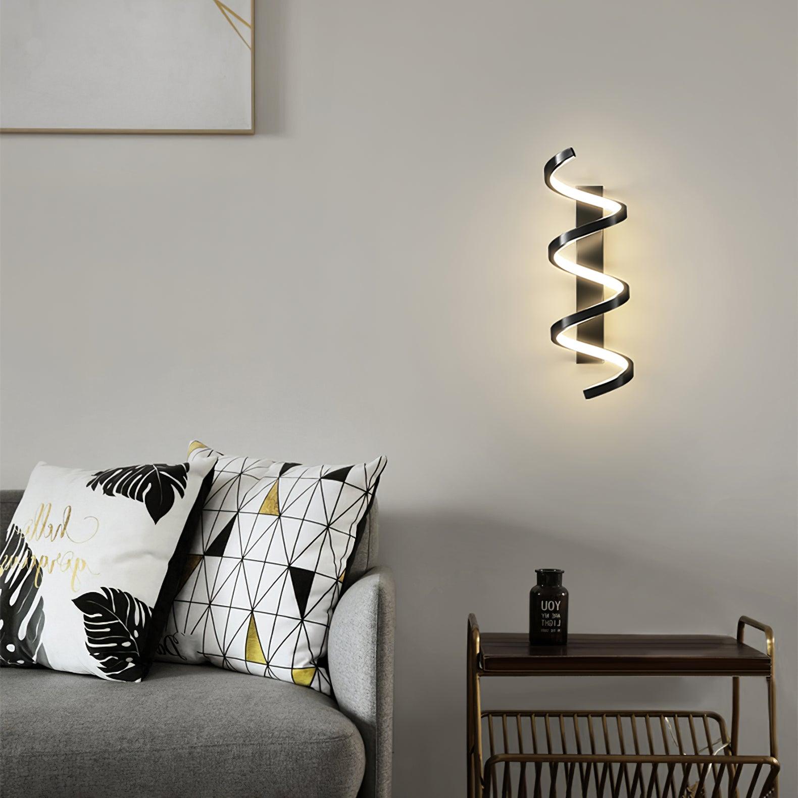 Asilion Applique Murale Spirale Art Nordique