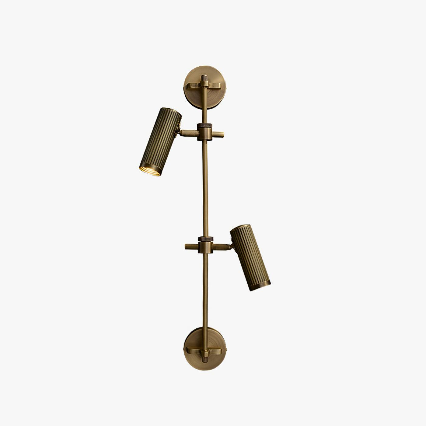 Glintice Applique murale industrielle en laiton