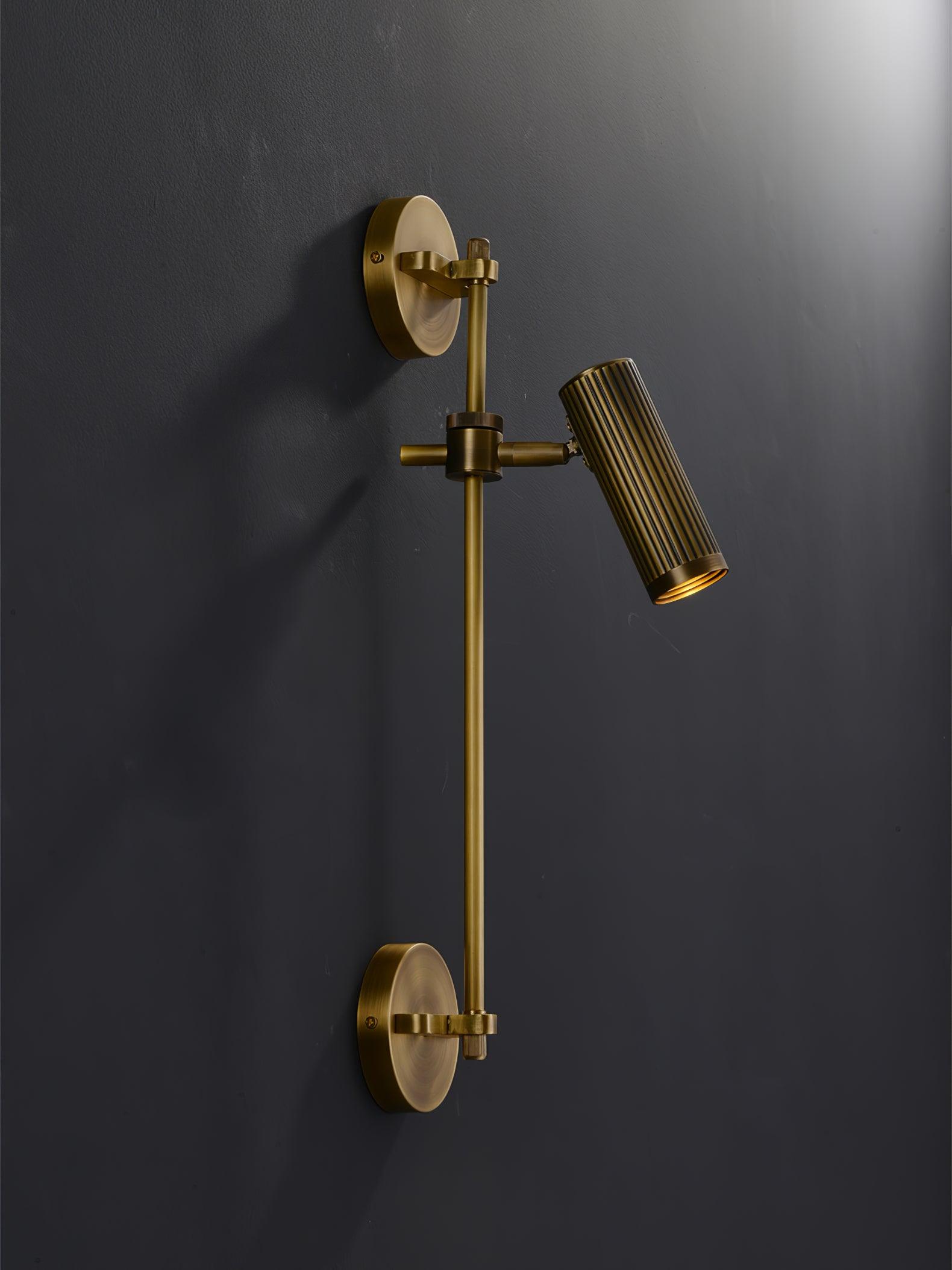 Glintice Applique murale industrielle en laiton