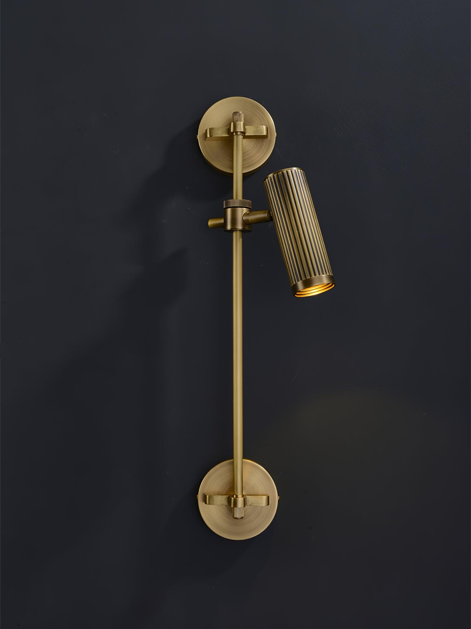 Glintice Applique murale industrielle en laiton