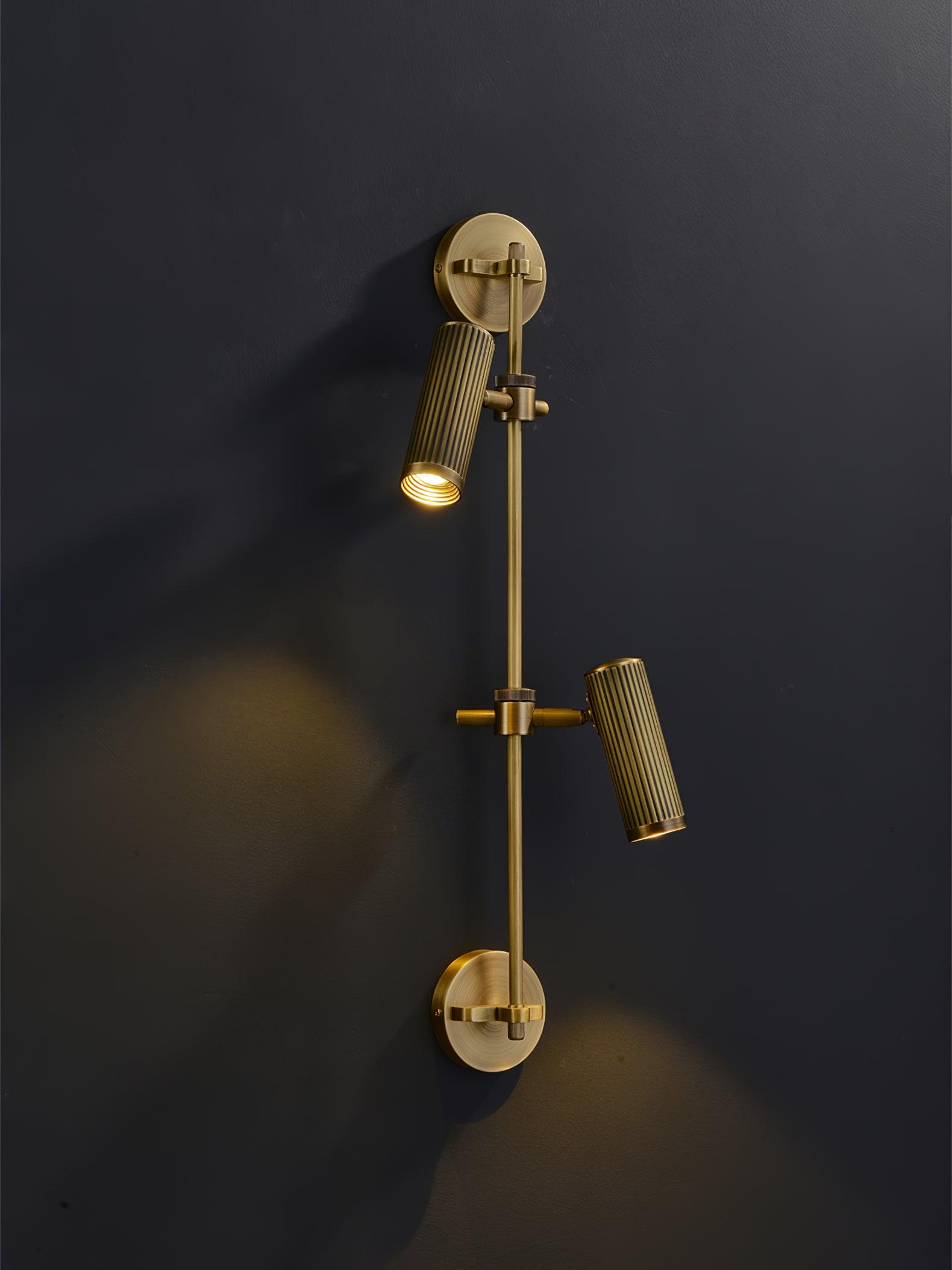 Glintice Applique murale industrielle en laiton