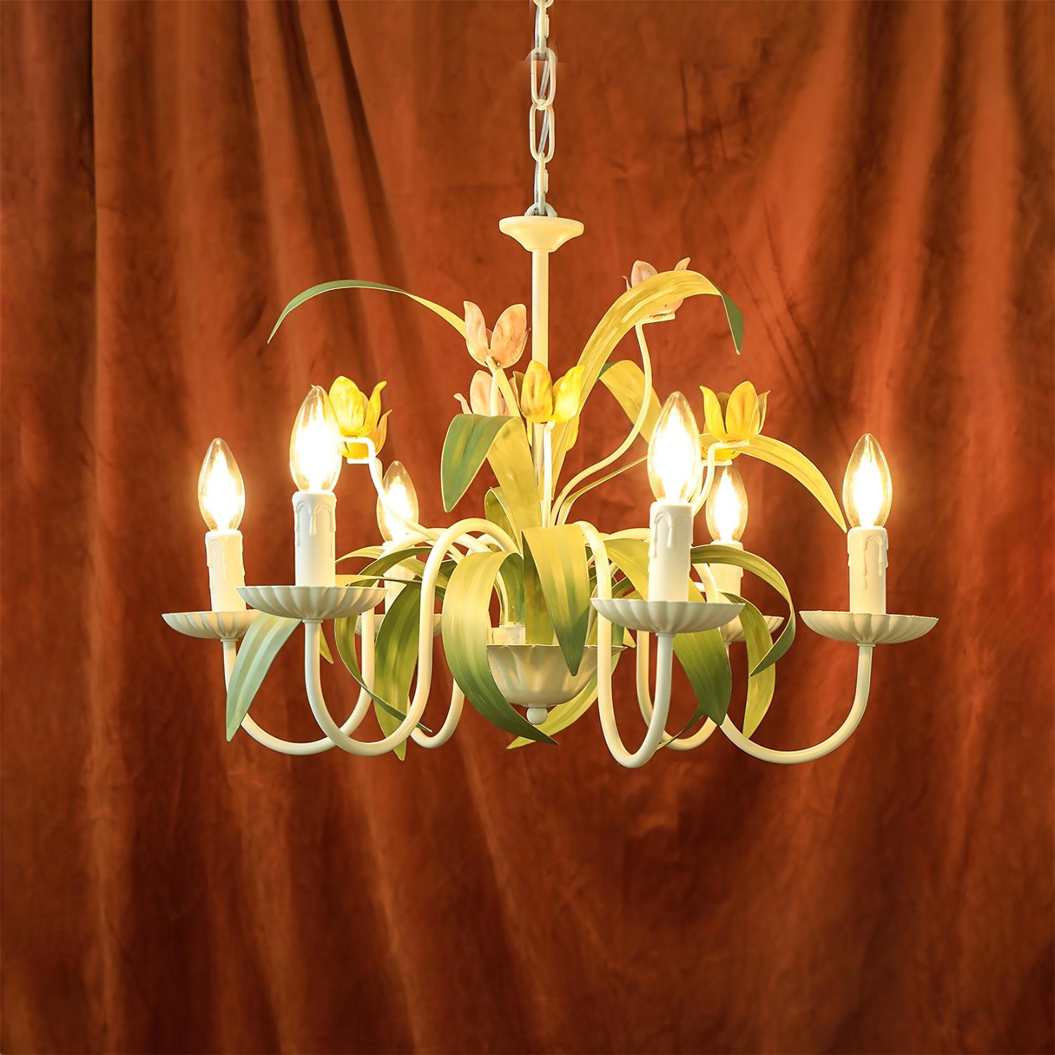 Springeau Lustre Botanique Floral Fantaisie