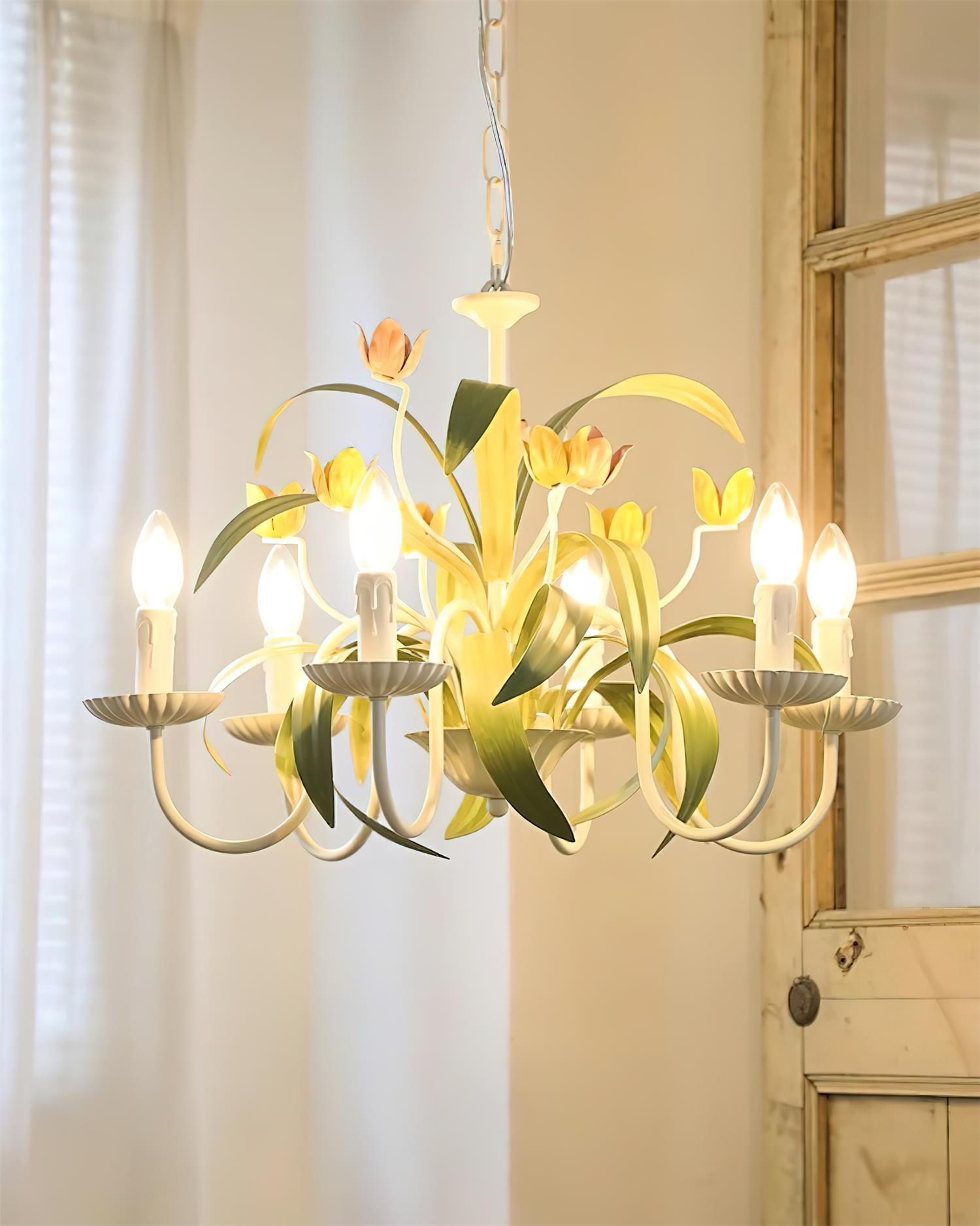 Springeau Lustre Botanique Floral Fantaisie