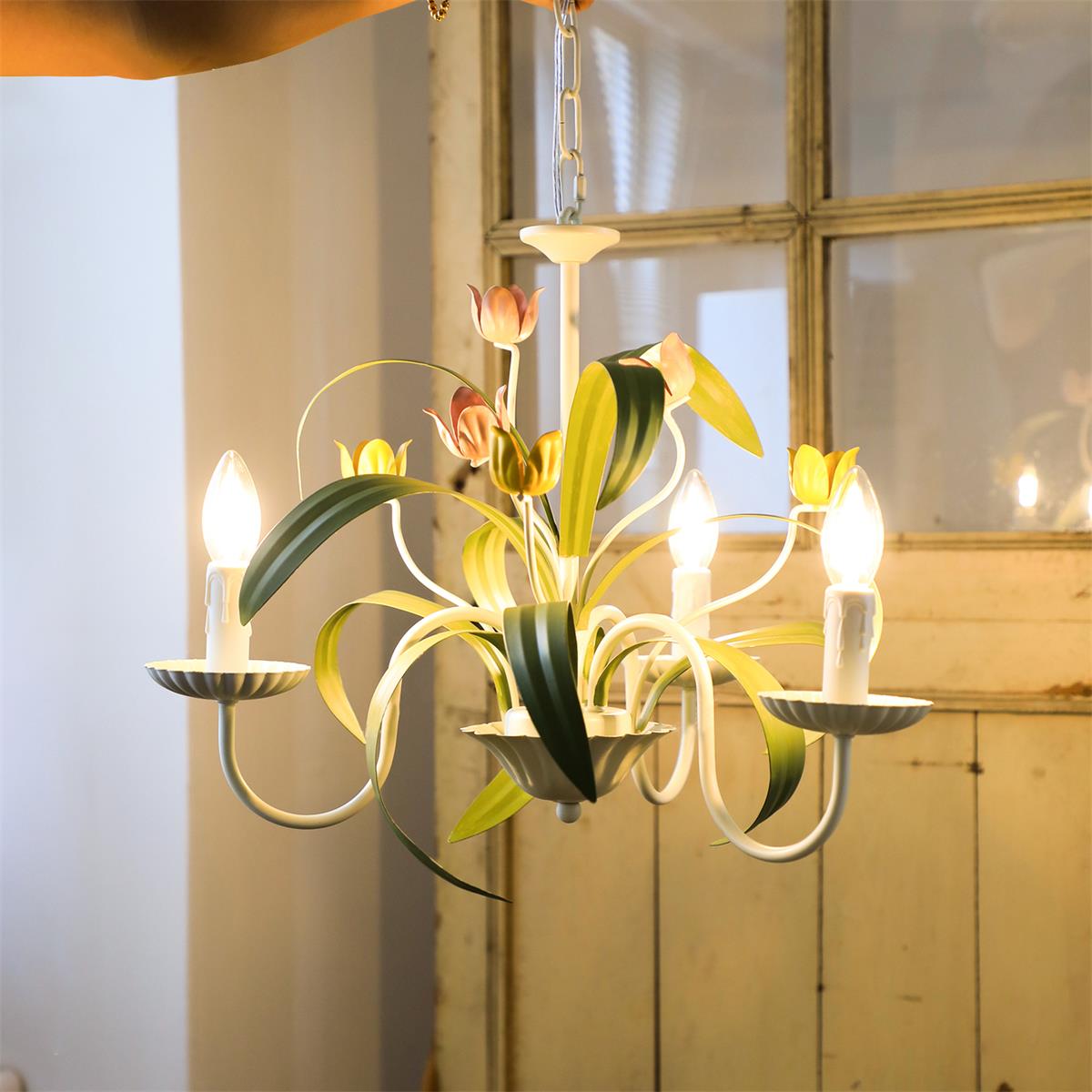 Springeau Lustre Botanique Floral Fantaisie