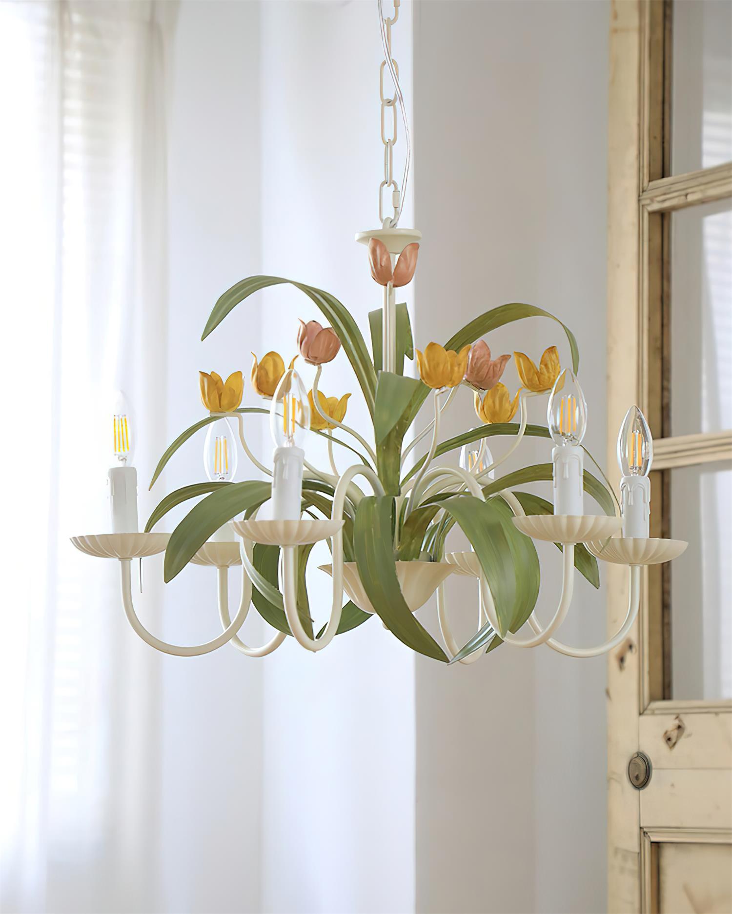 Springeau Lustre Botanique Floral Fantaisie