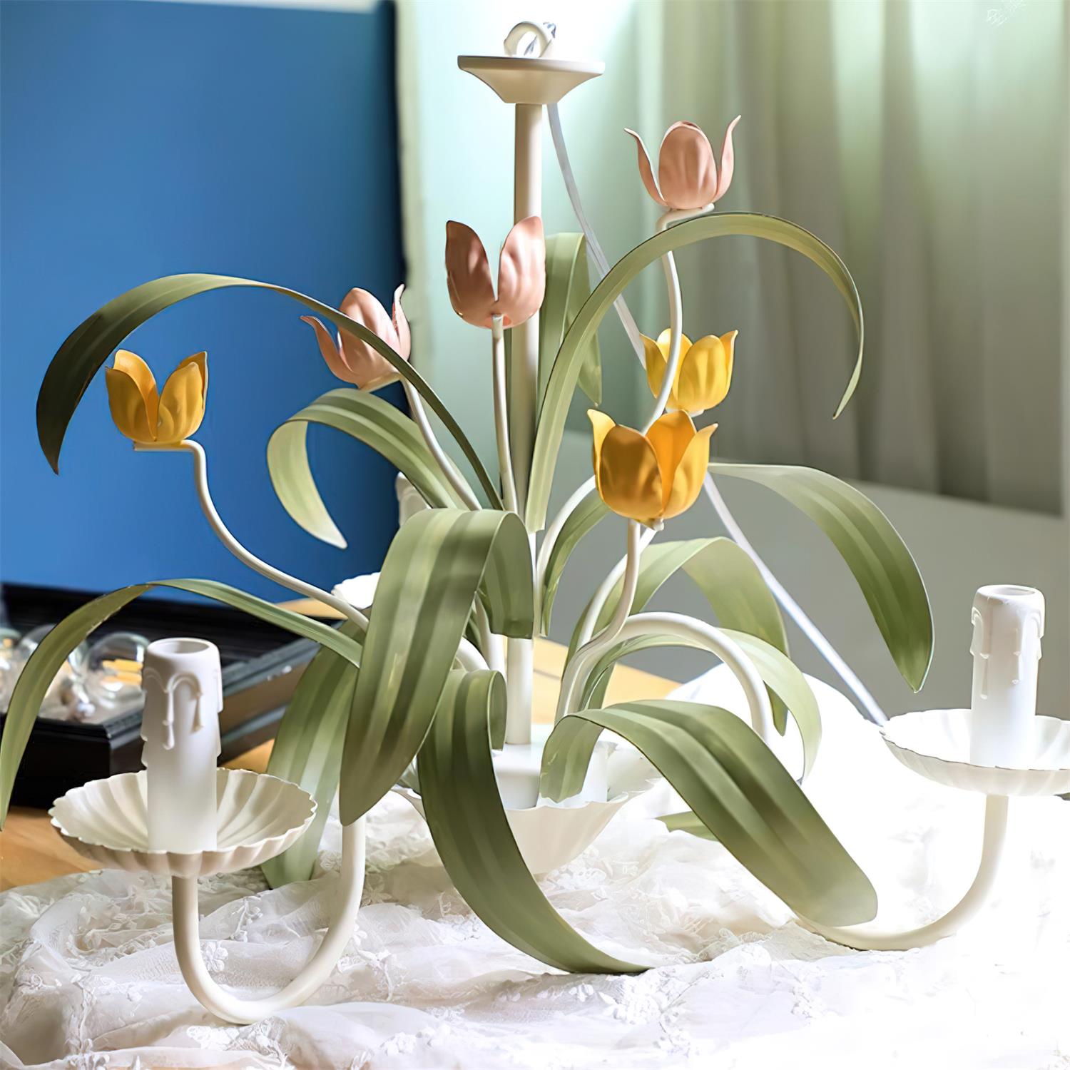 Springeau Lustre Botanique Floral Fantaisie