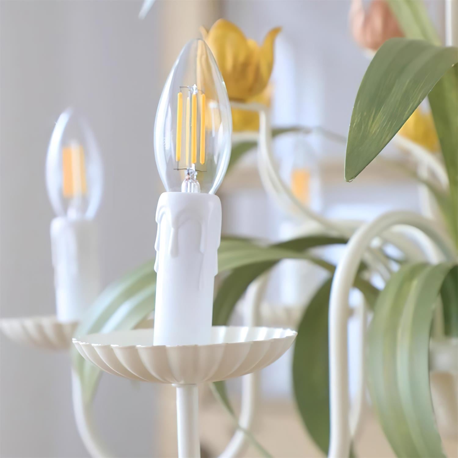 Springeau Lustre Botanique Floral Fantaisie