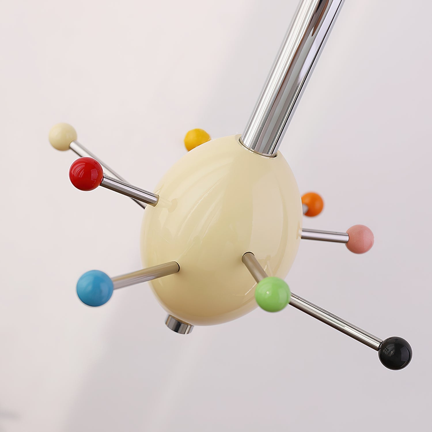 Sputnik Porte-Manteau Mural avec Crochets Colorés pour Couloir Moderne