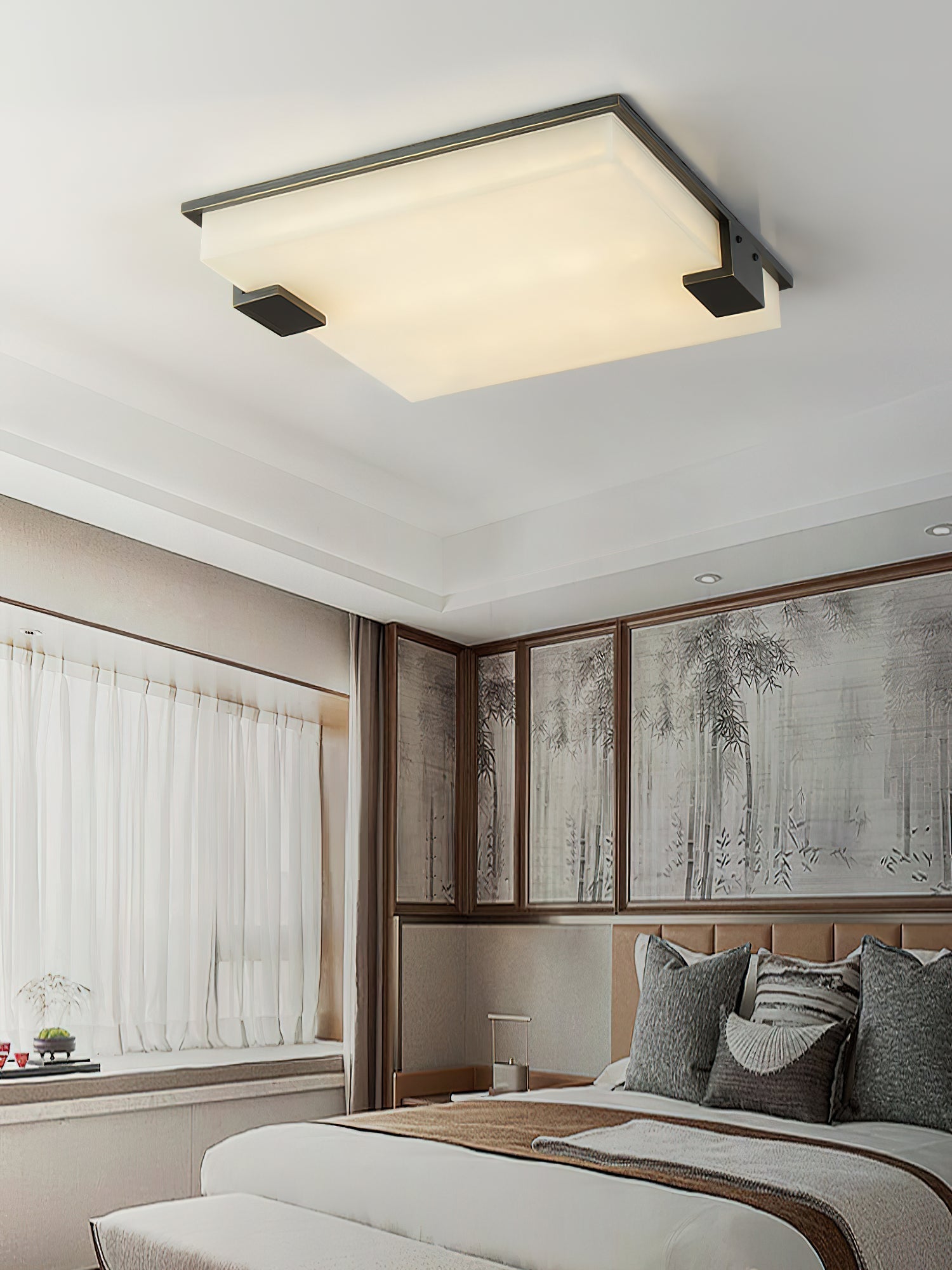 Otalyra Lampe Plafonnier en Albâtre Minimaliste