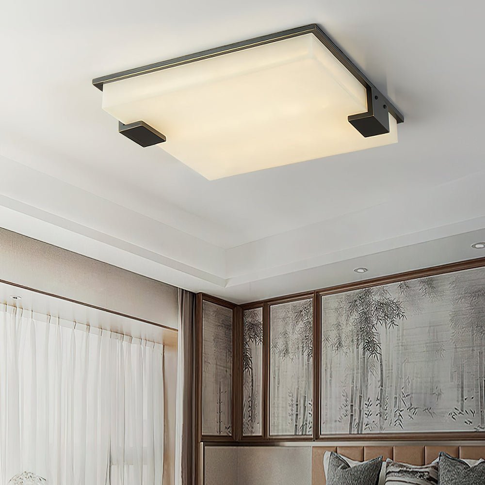 Otalyra Lampe Plafonnier en Albâtre Minimaliste