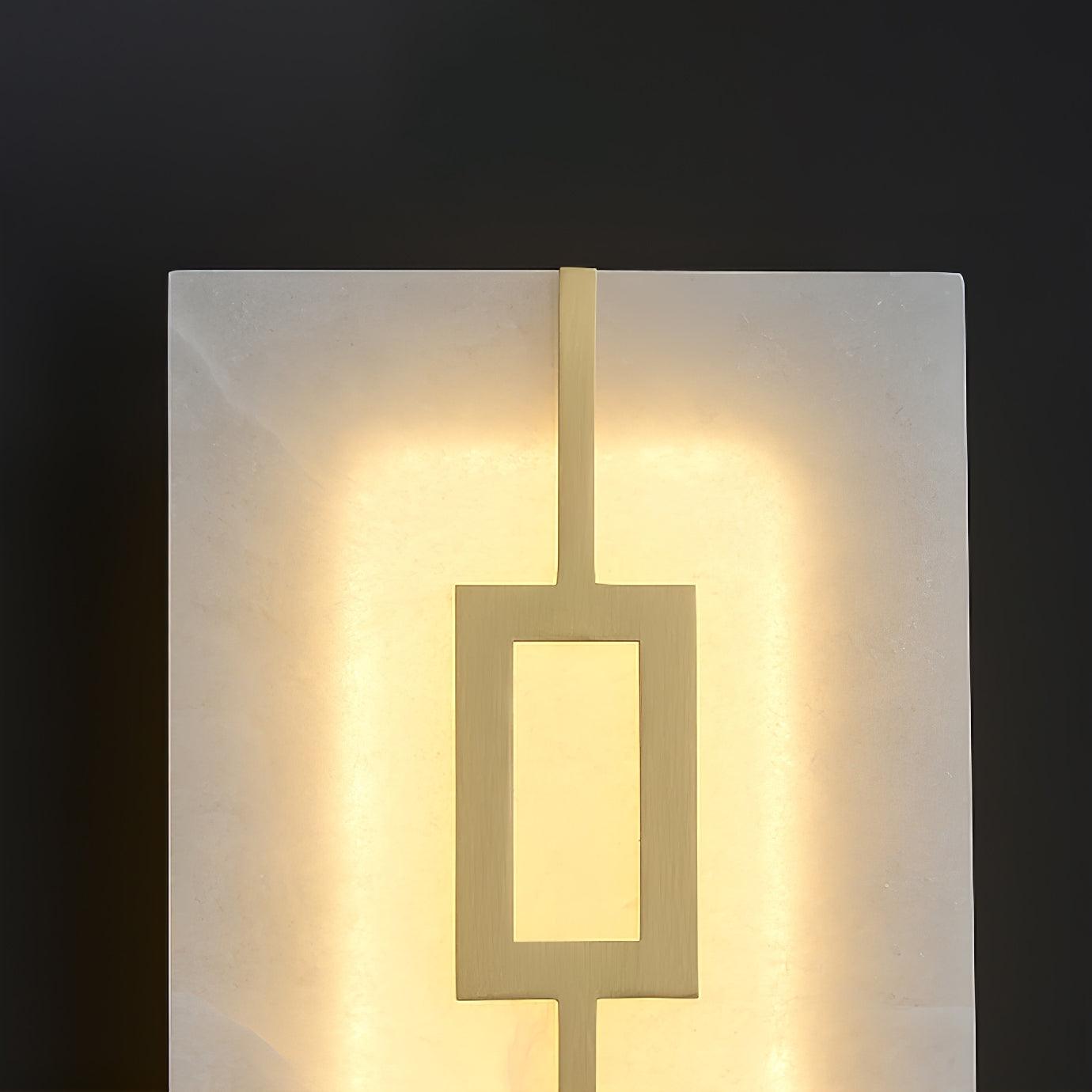 Alvelor Géométrique Albâtre Luminaire Mural