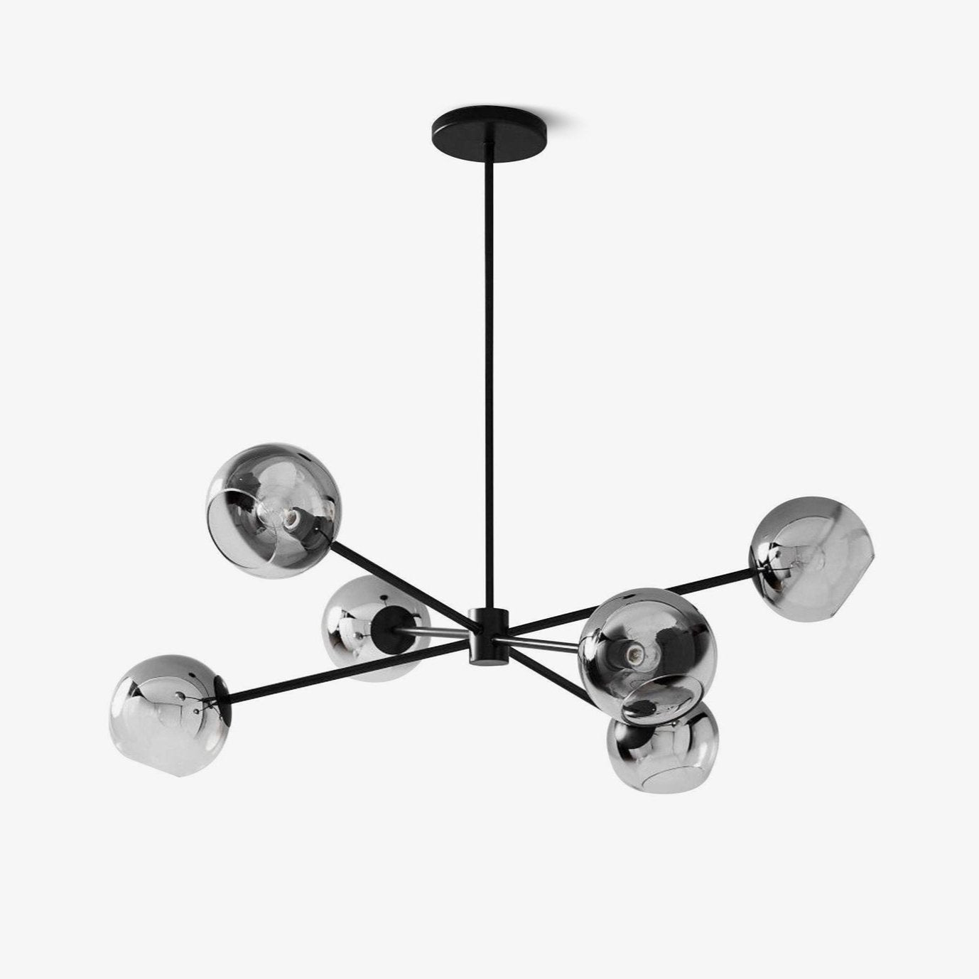 Solara Lustre en Verre Décalé à 6 Lumières
