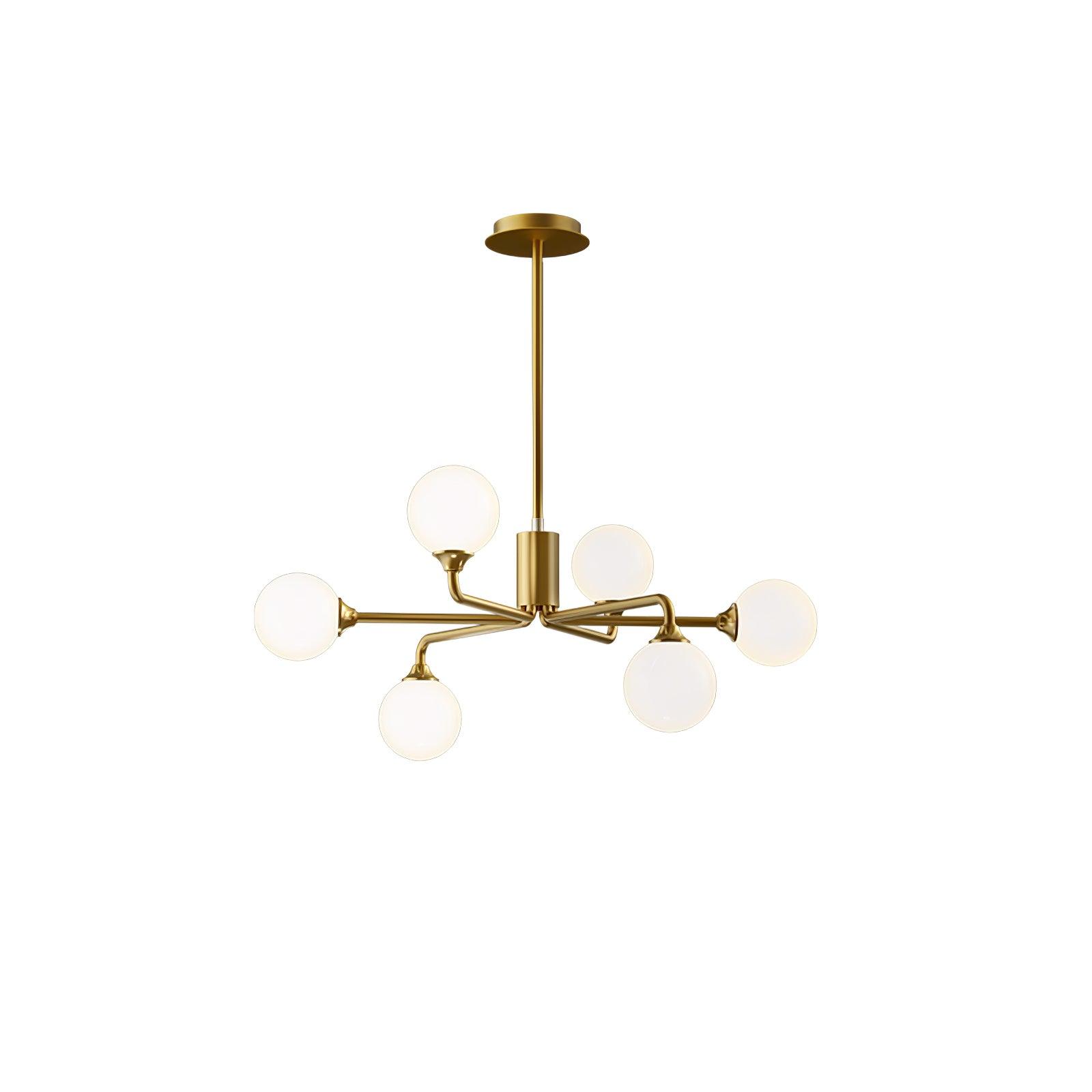 Galaxy Moderne Verre Lustre