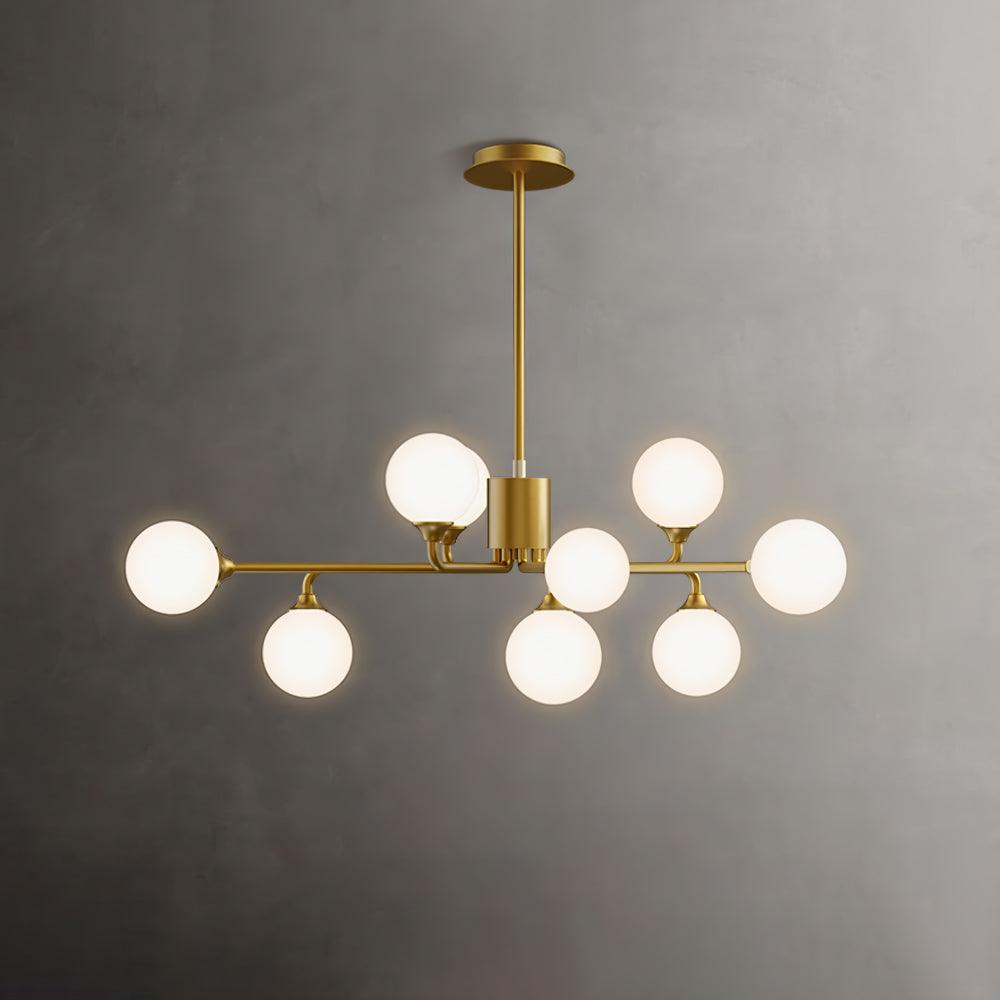 Galaxy Moderne Verre Lustre