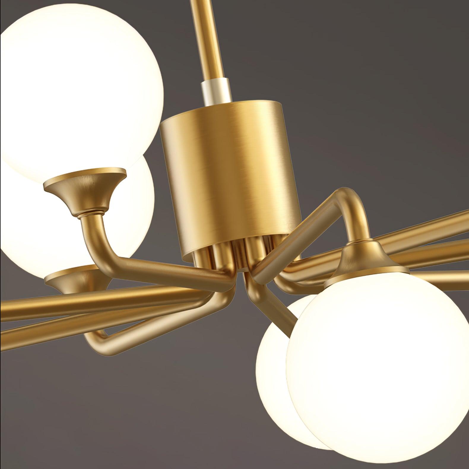 Galaxy Moderne Verre Lustre