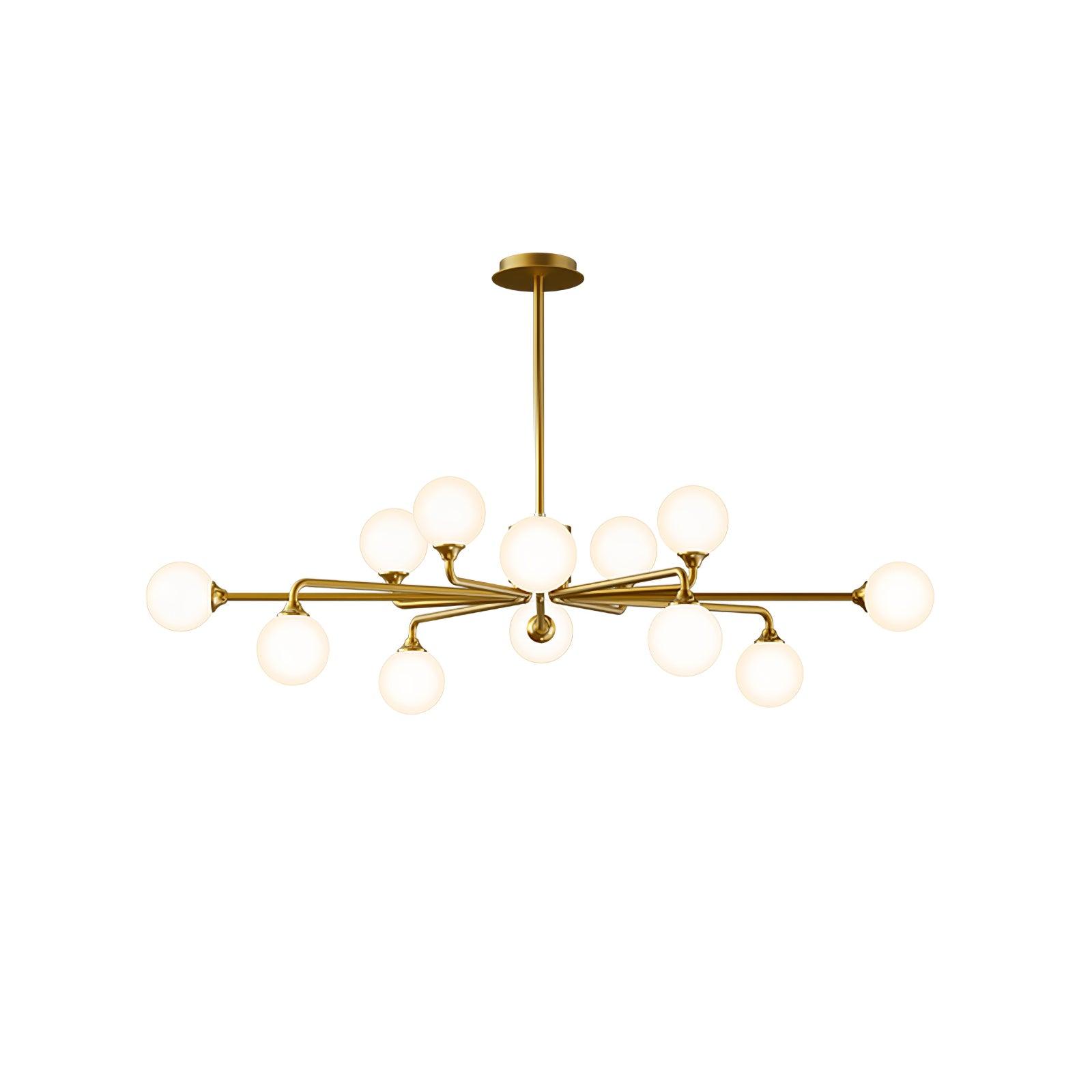 Galaxy Moderne Verre Lustre