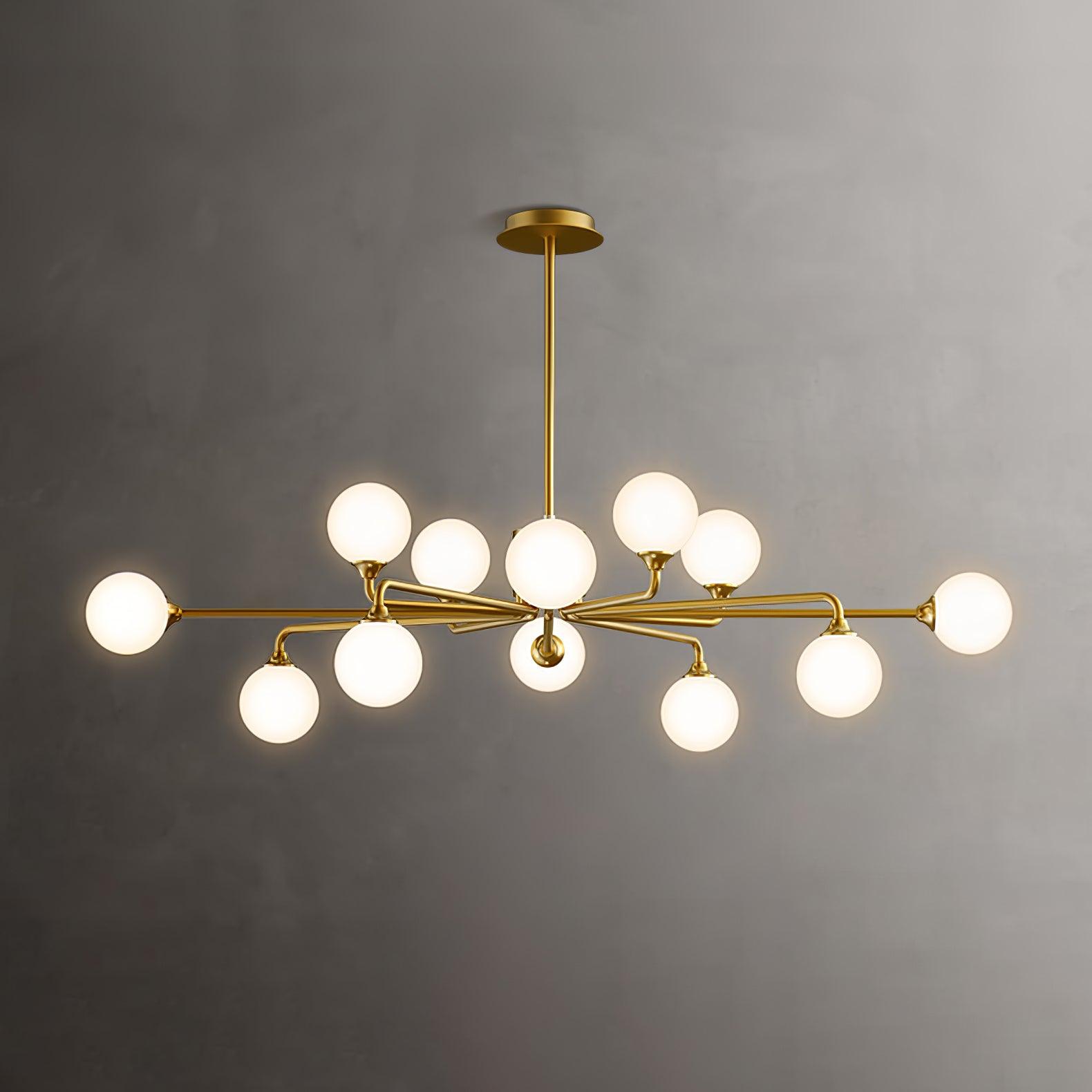 Galaxy Moderne Verre Lustre