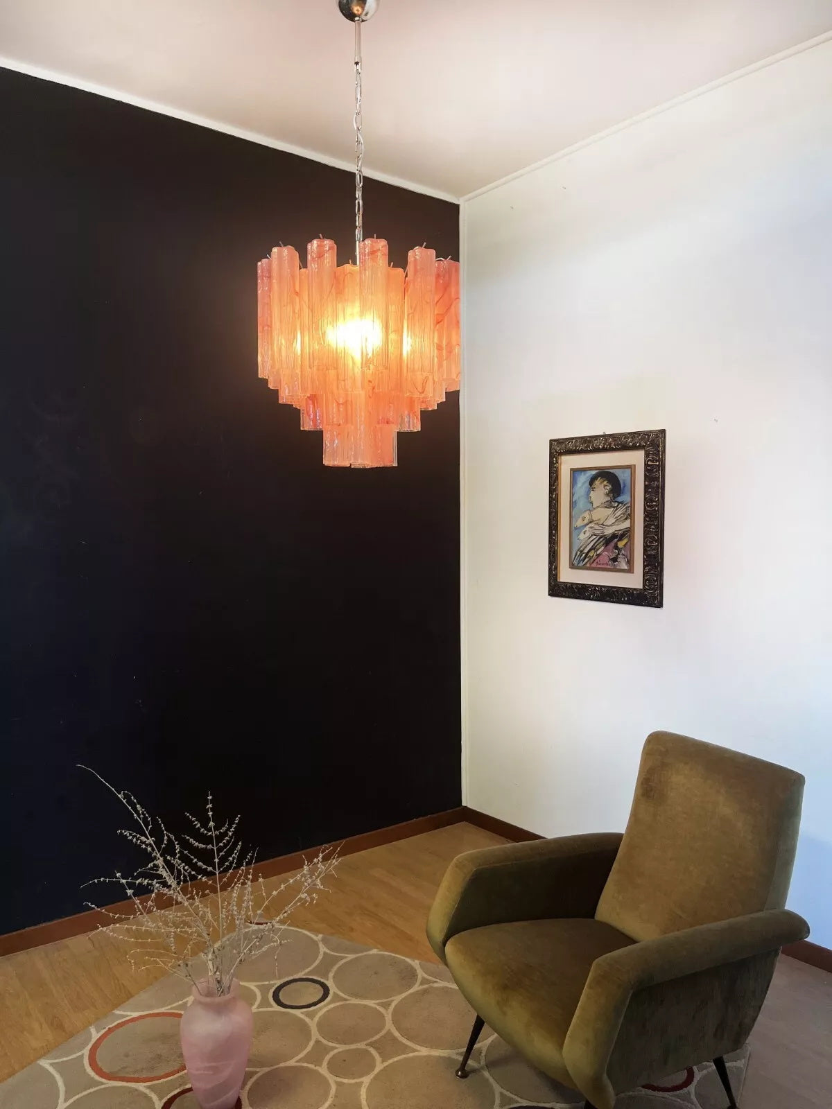 Erdoros Postmodern Luxe Lumière des Étoiles Verre Lustre