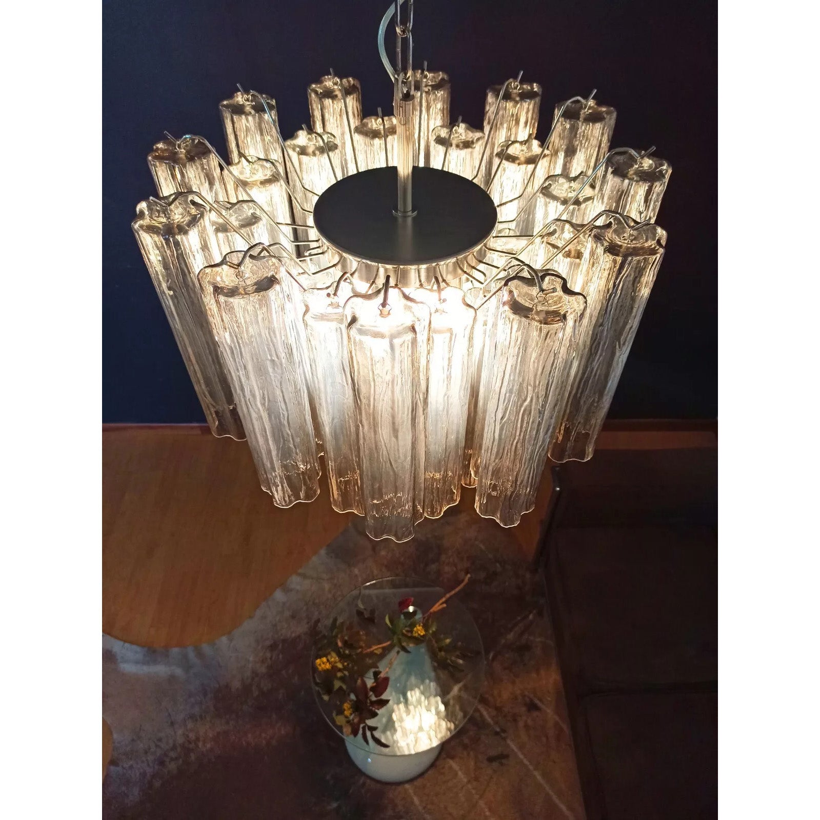 Erdoros Postmodern Luxe Lumière des Étoiles Verre Lustre