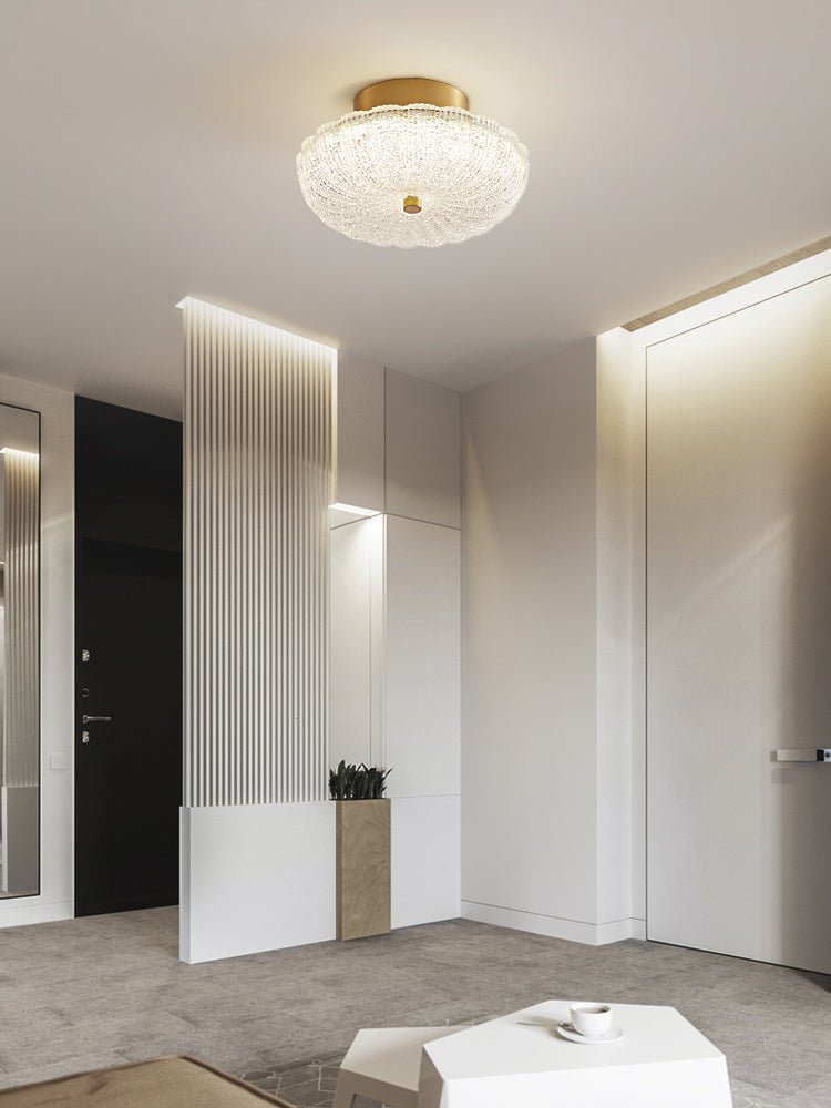 Evraeel Plafonnier Moderne en Verre Étoilé
