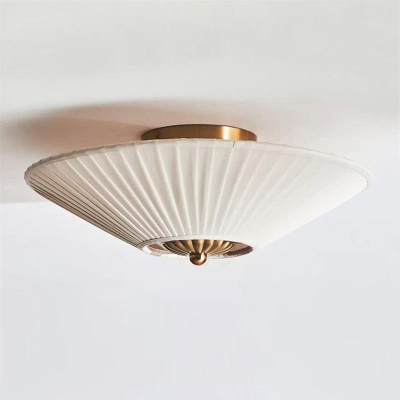 Casoreth Moderne Minimaliste Plissé  Métal Tissu Suspension