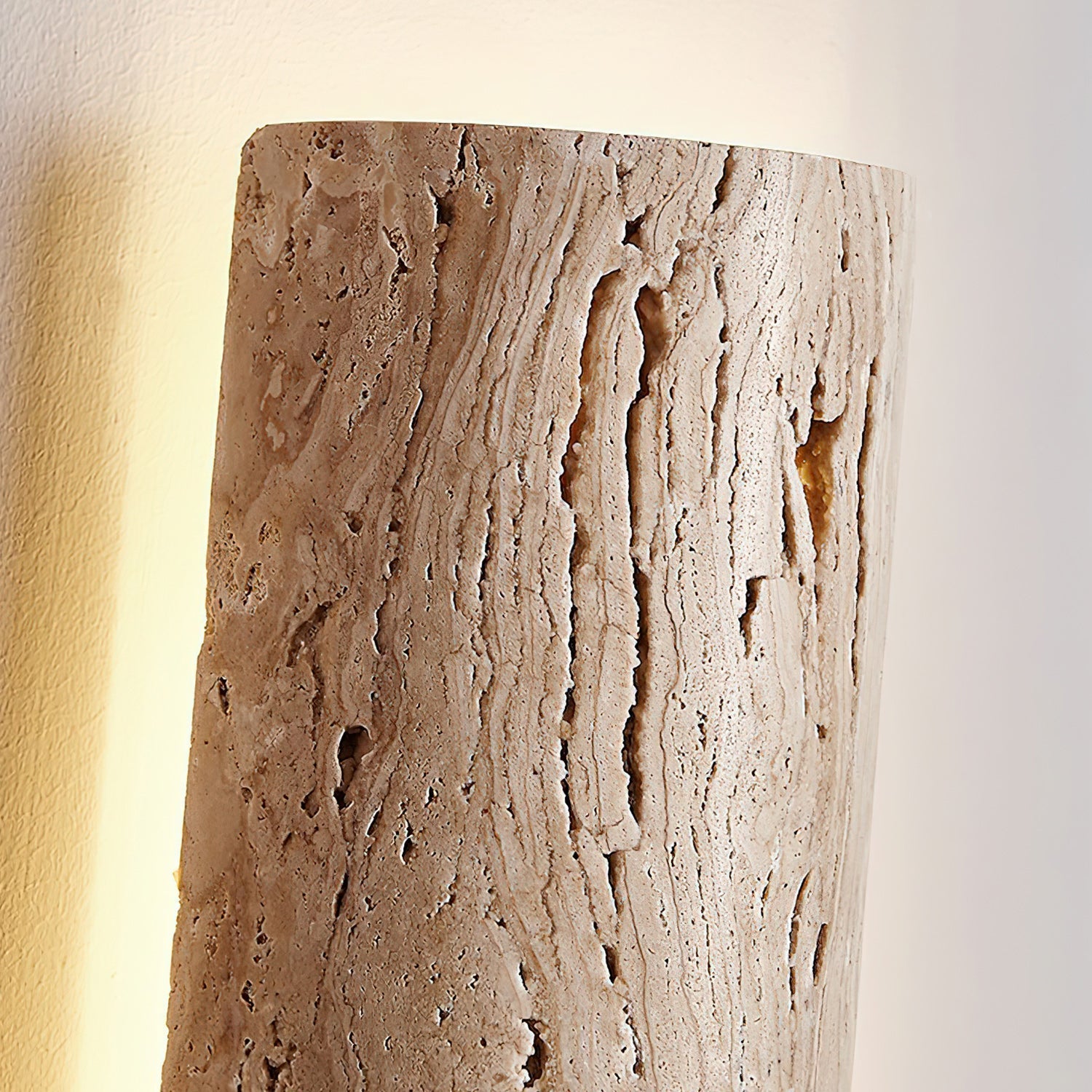 Zemara Moderne Minimaliste Lange Travertin Applique Murale