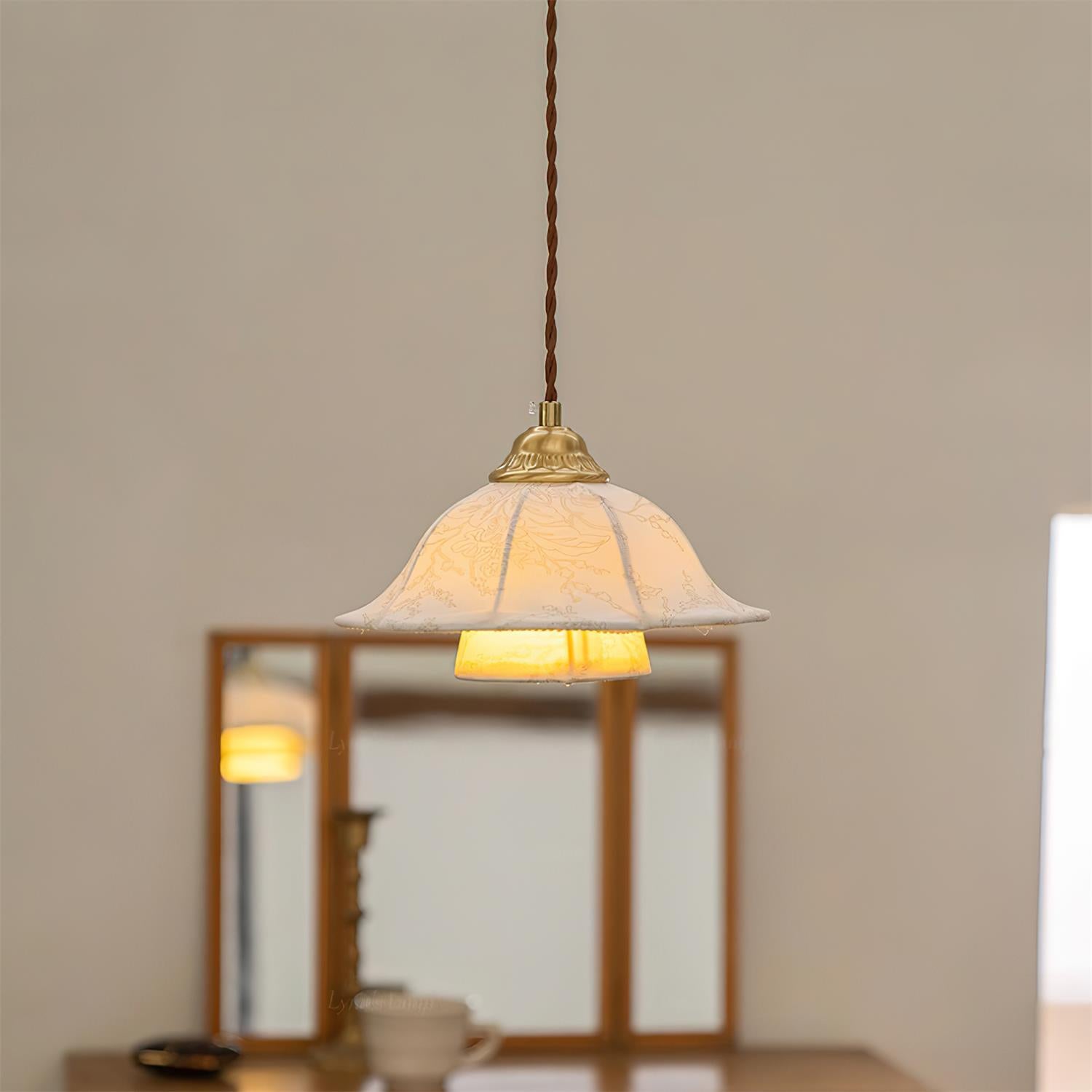 Stella Florale Tissu Suspension