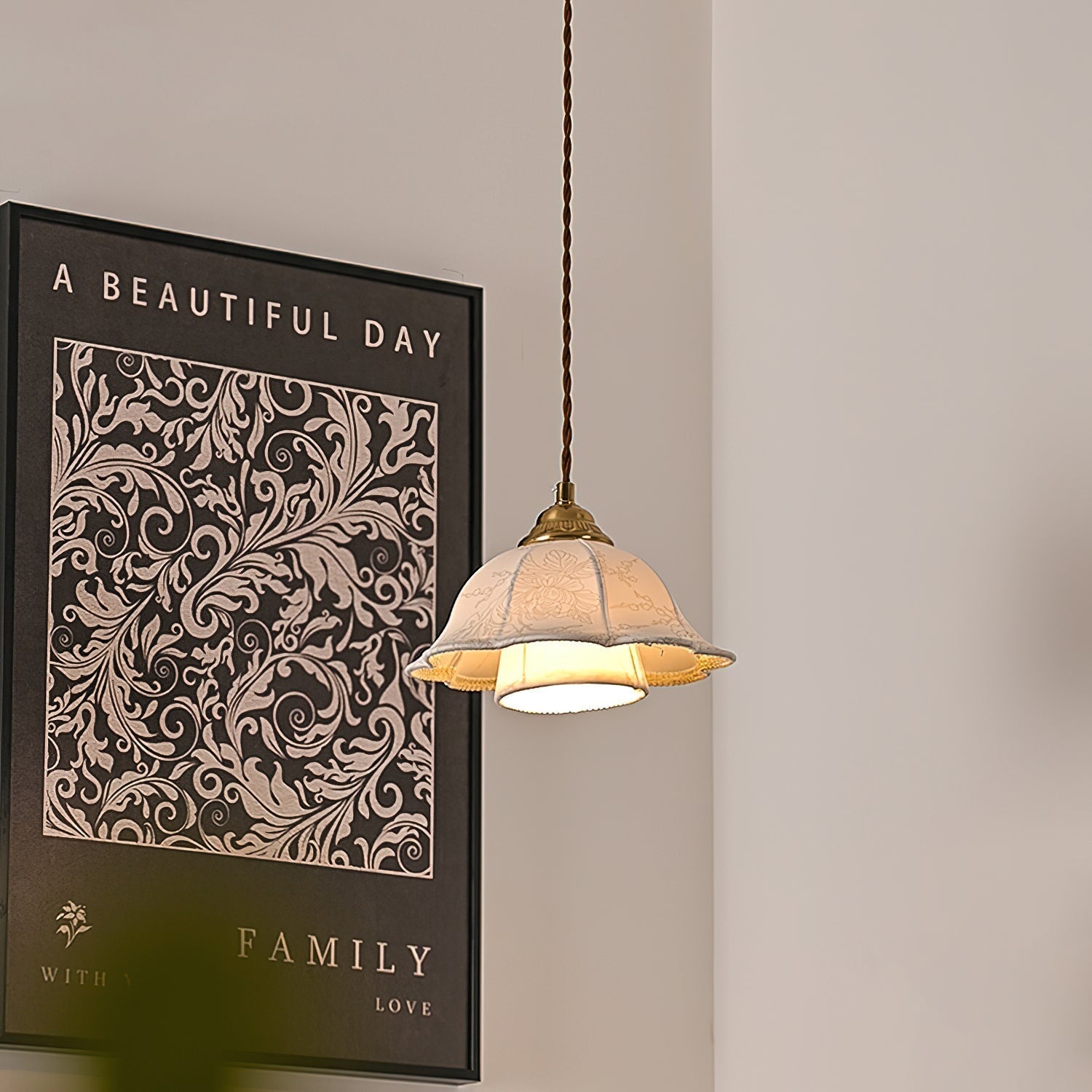 Stella Florale Tissu Suspension