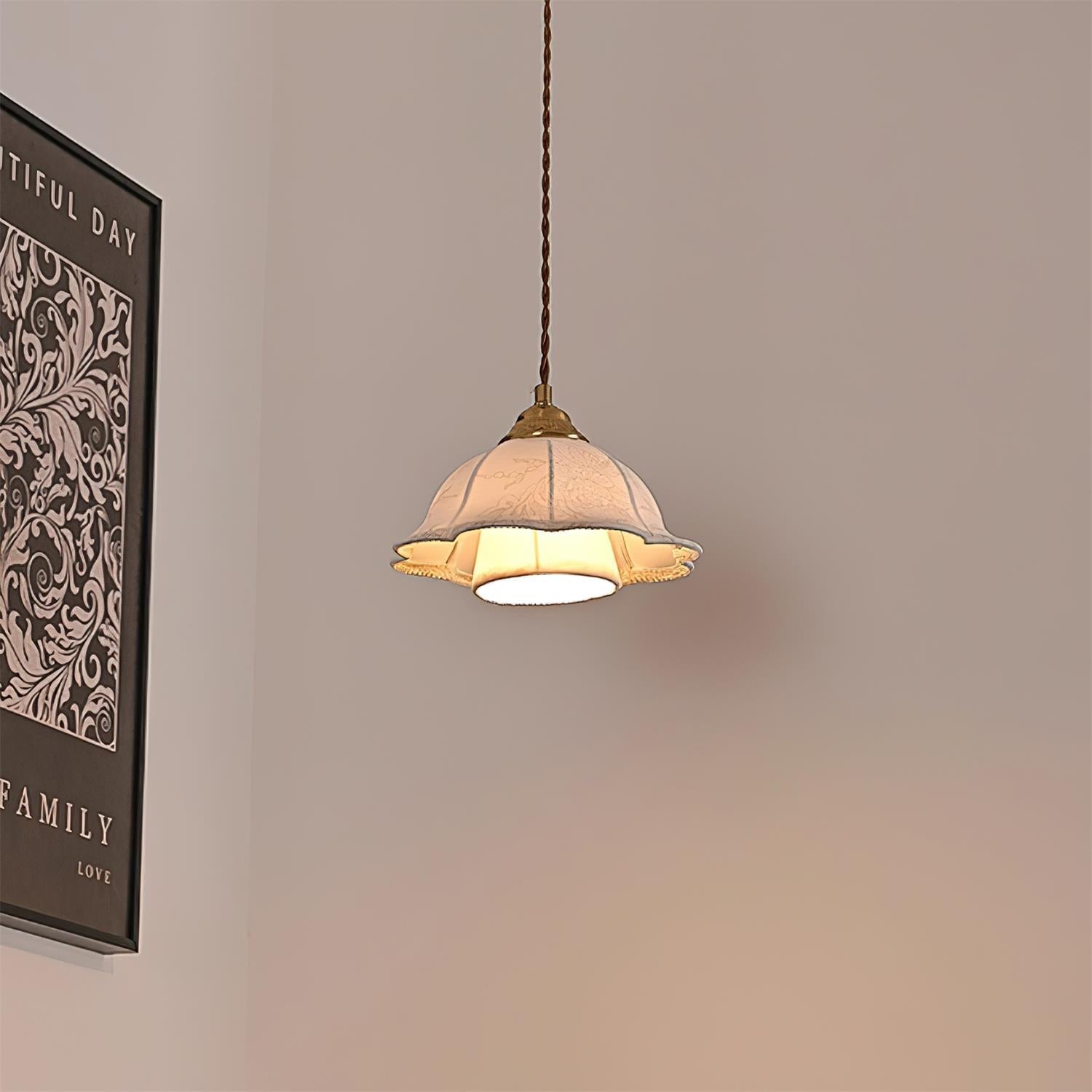 Stella Florale Tissu Suspension