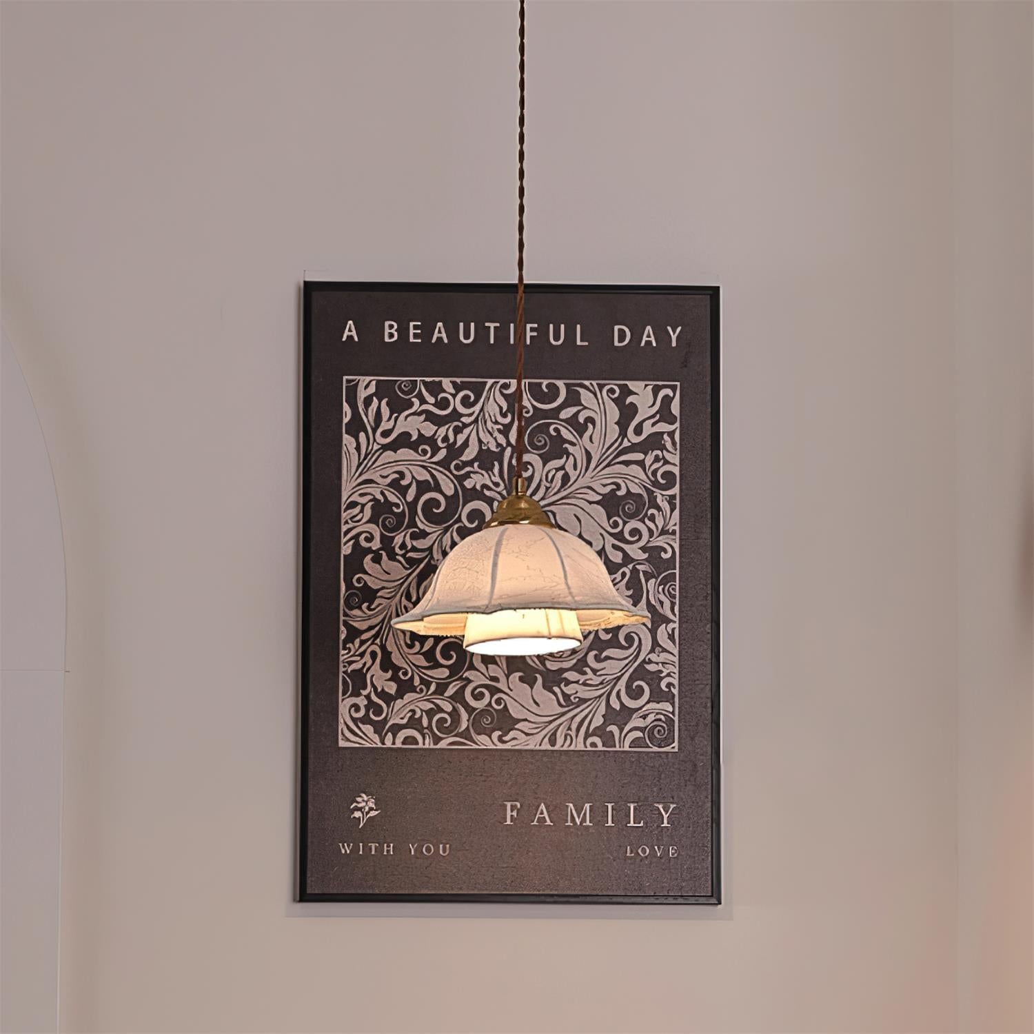 Stella Florale Tissu Suspension