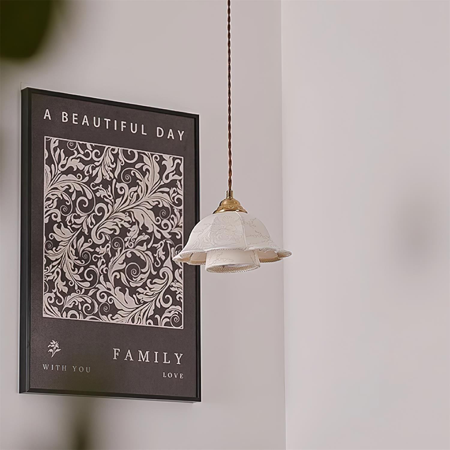 Stella Florale Tissu Suspension