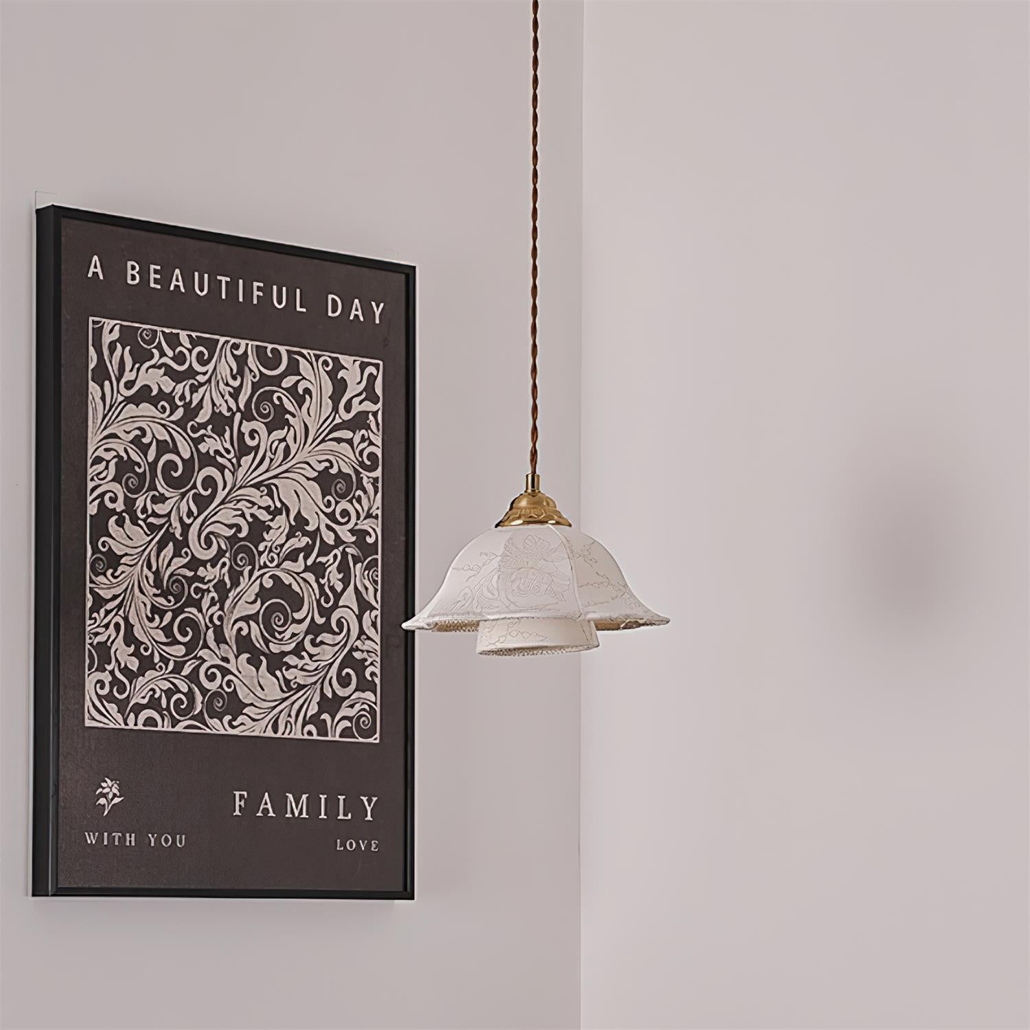 Stella Florale Tissu Suspension