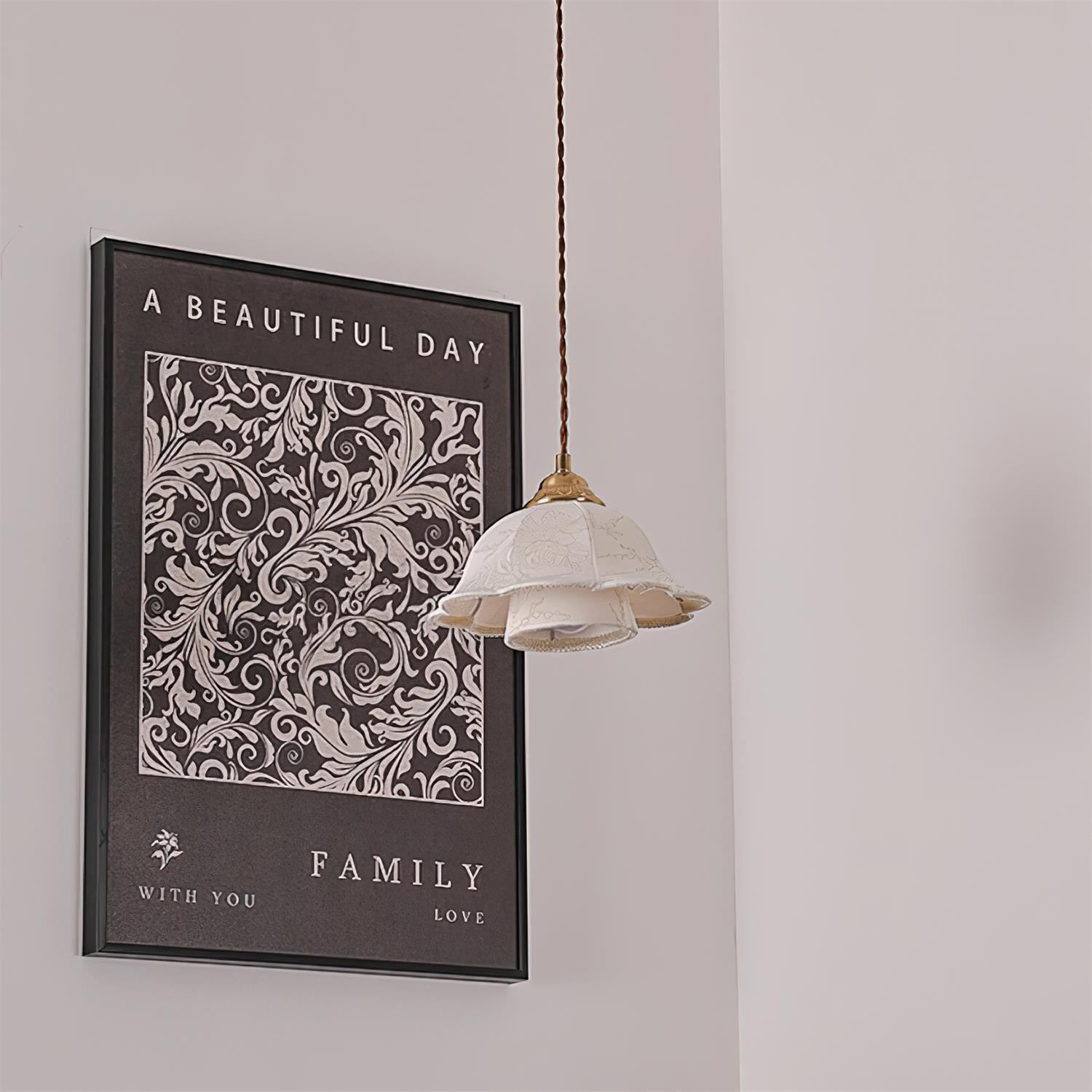Stella Florale Tissu Suspension