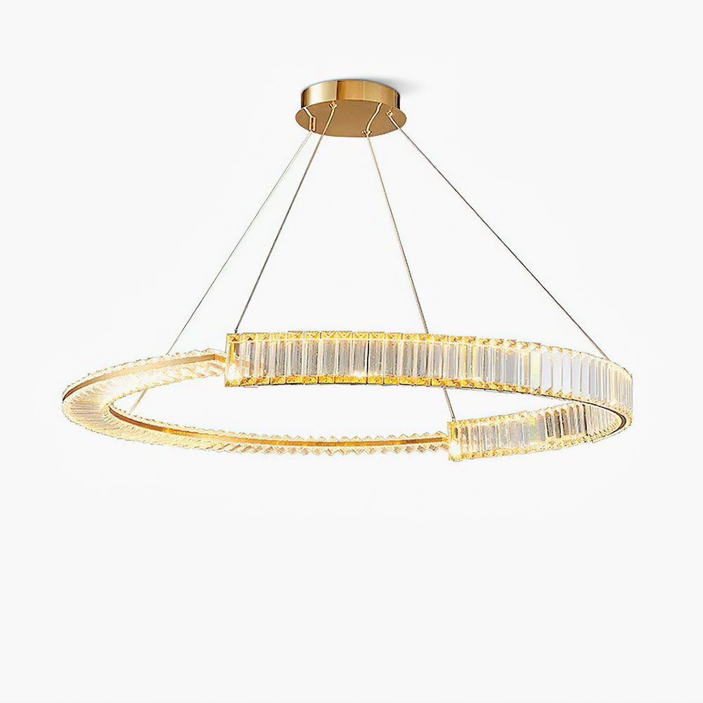 Lustra Lustre Stella Anneau Cristal LED