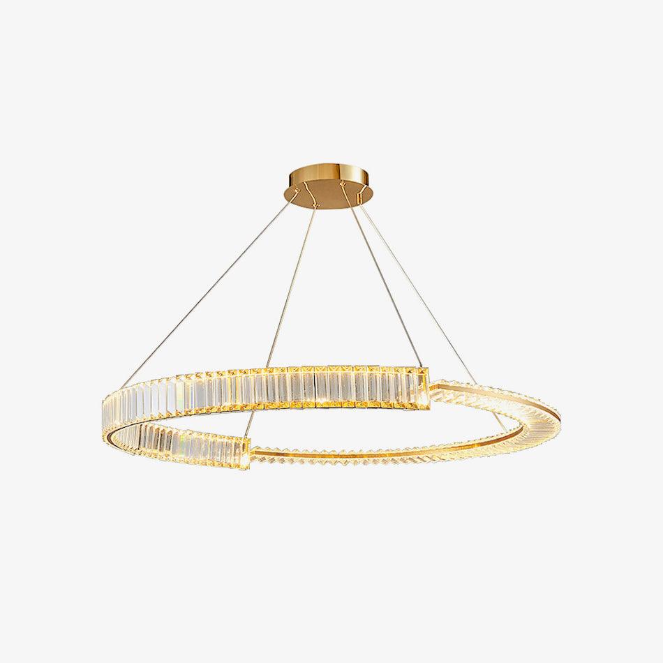Lustra Lustre Stella Anneau Cristal LED