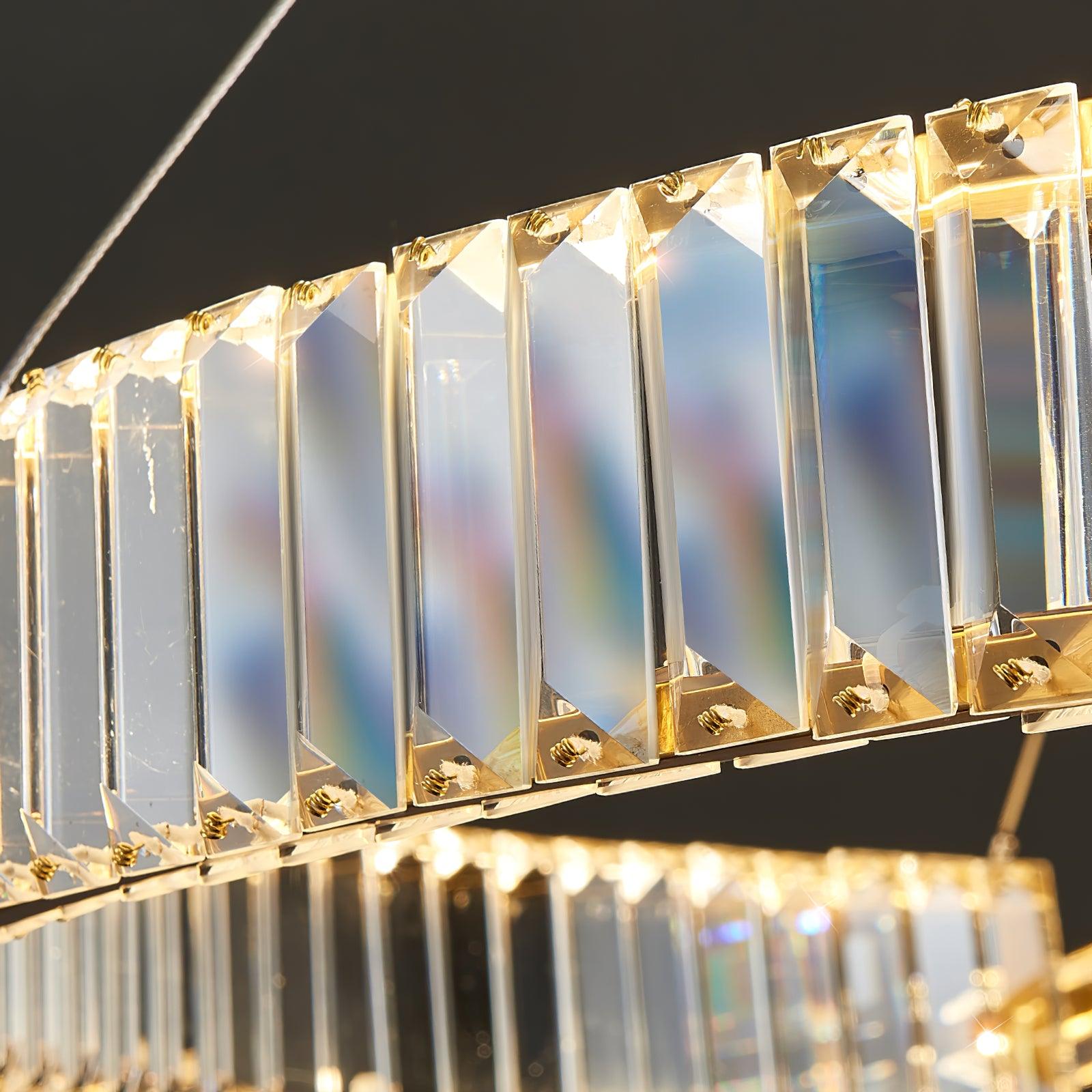 Lustra Lustre Stella Anneau Cristal LED