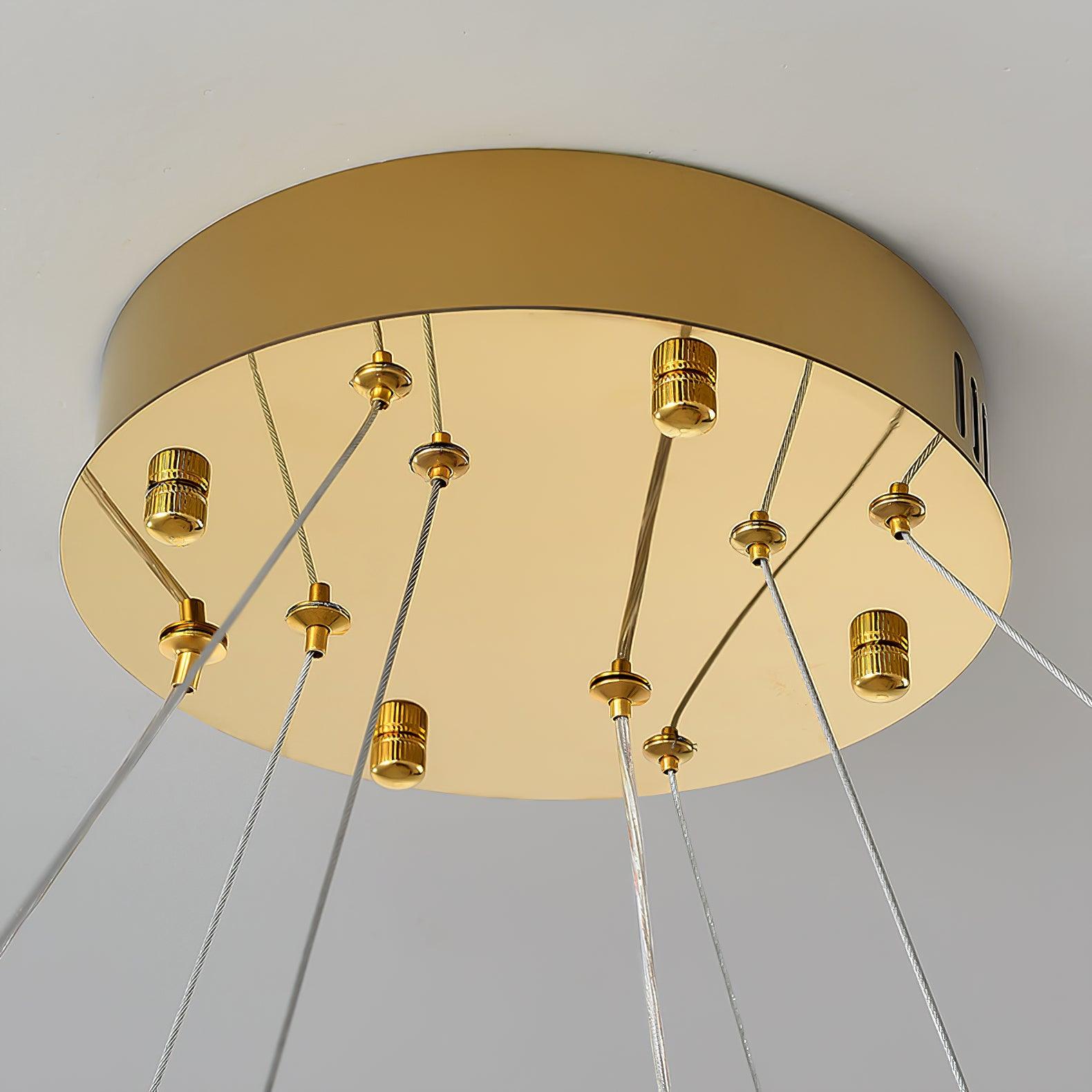Lustra Lustre Stella Anneau Cristal LED