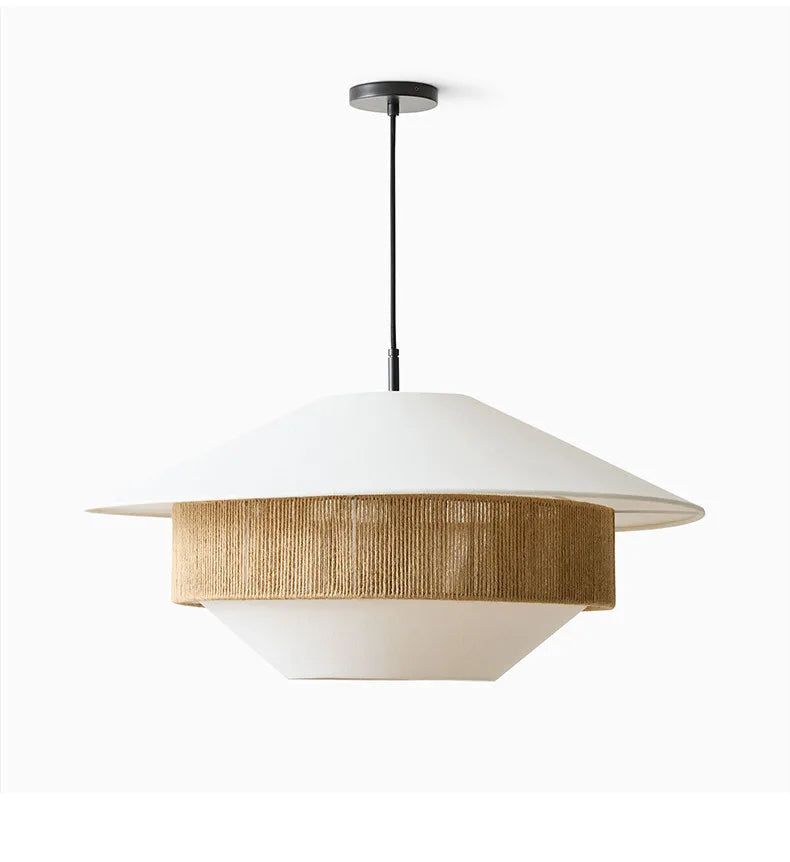 Solis Suspension Moderne en Tissu