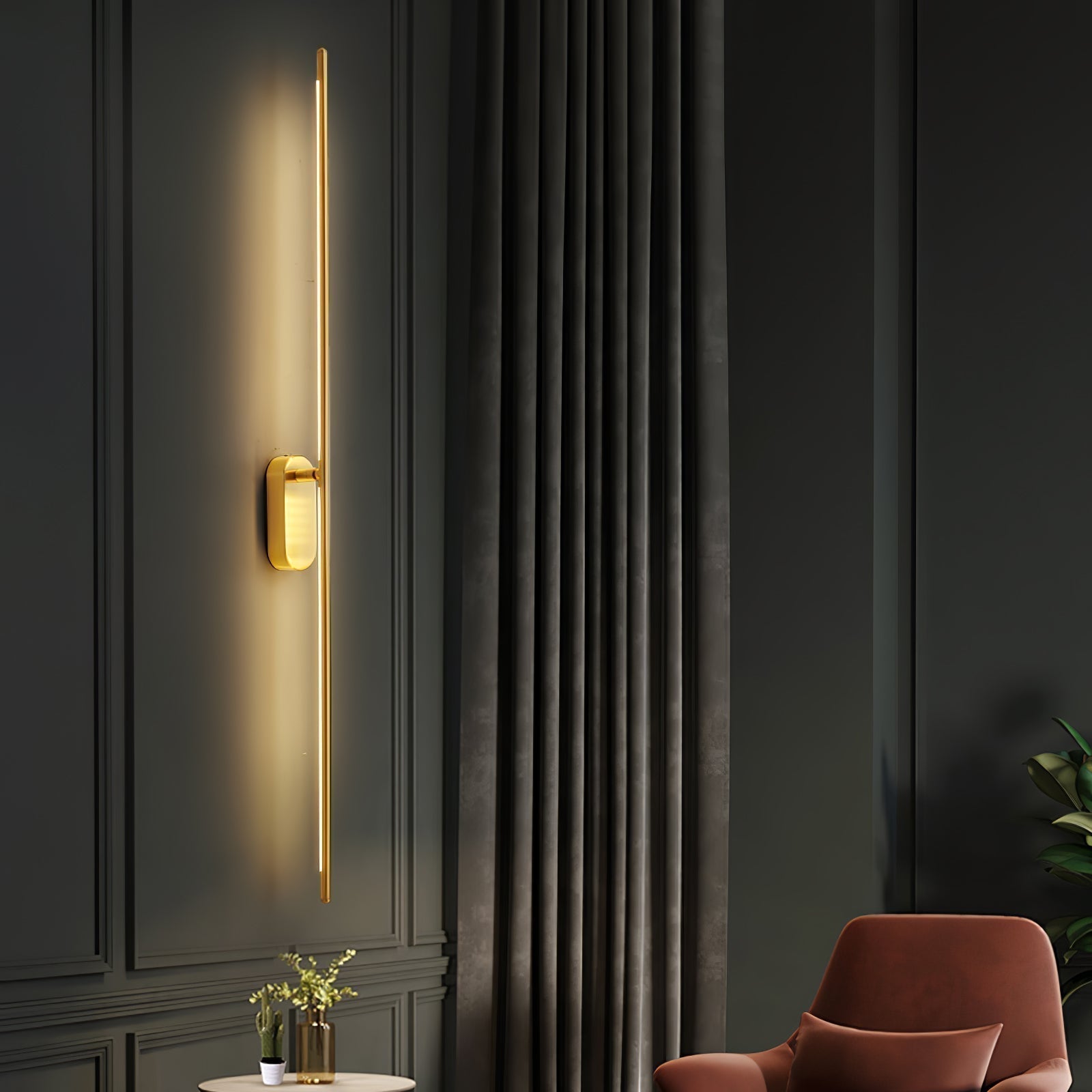 Lustra Wall Lamp Stick Plug In Minimalist
