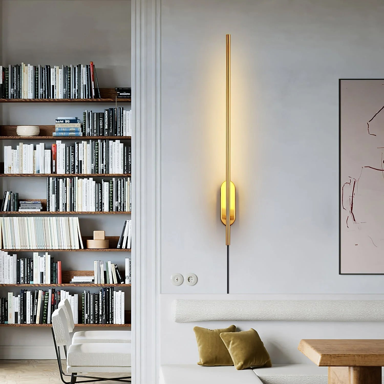 Lustra Wall Lamp Stick Plug In Minimalist