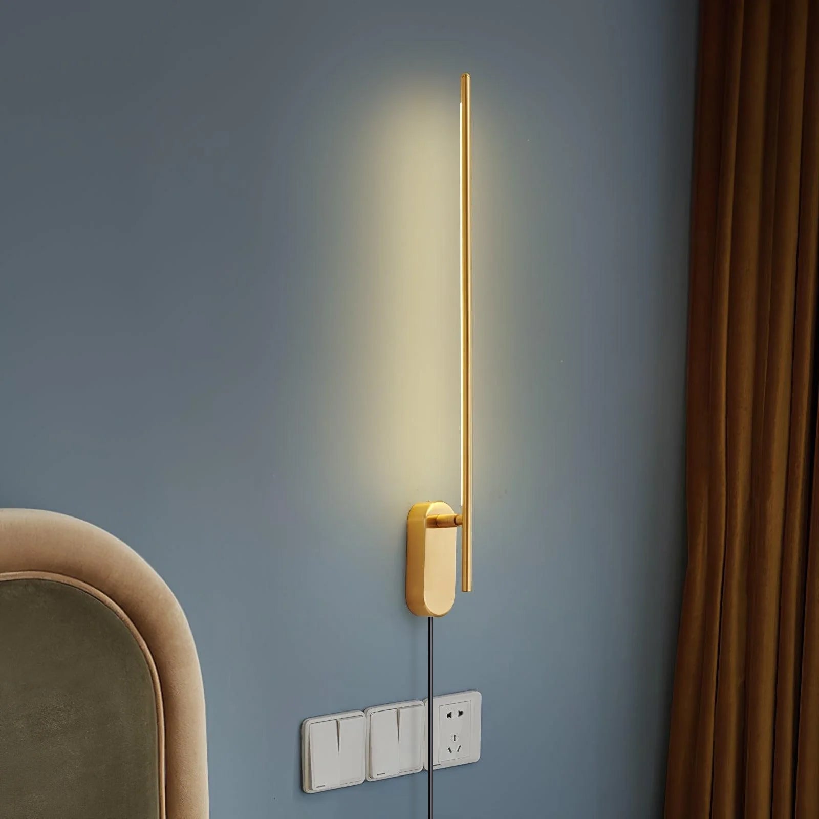 Lustra Wall Lamp Stick Plug In Minimalist