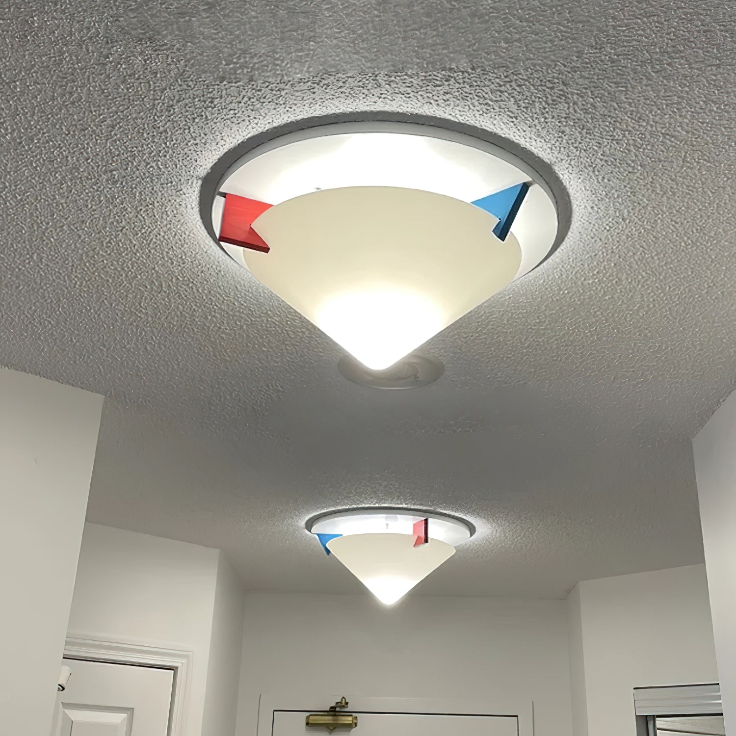 Stoja Plafonnier Géométrique Couleur Blocs Style Moderne