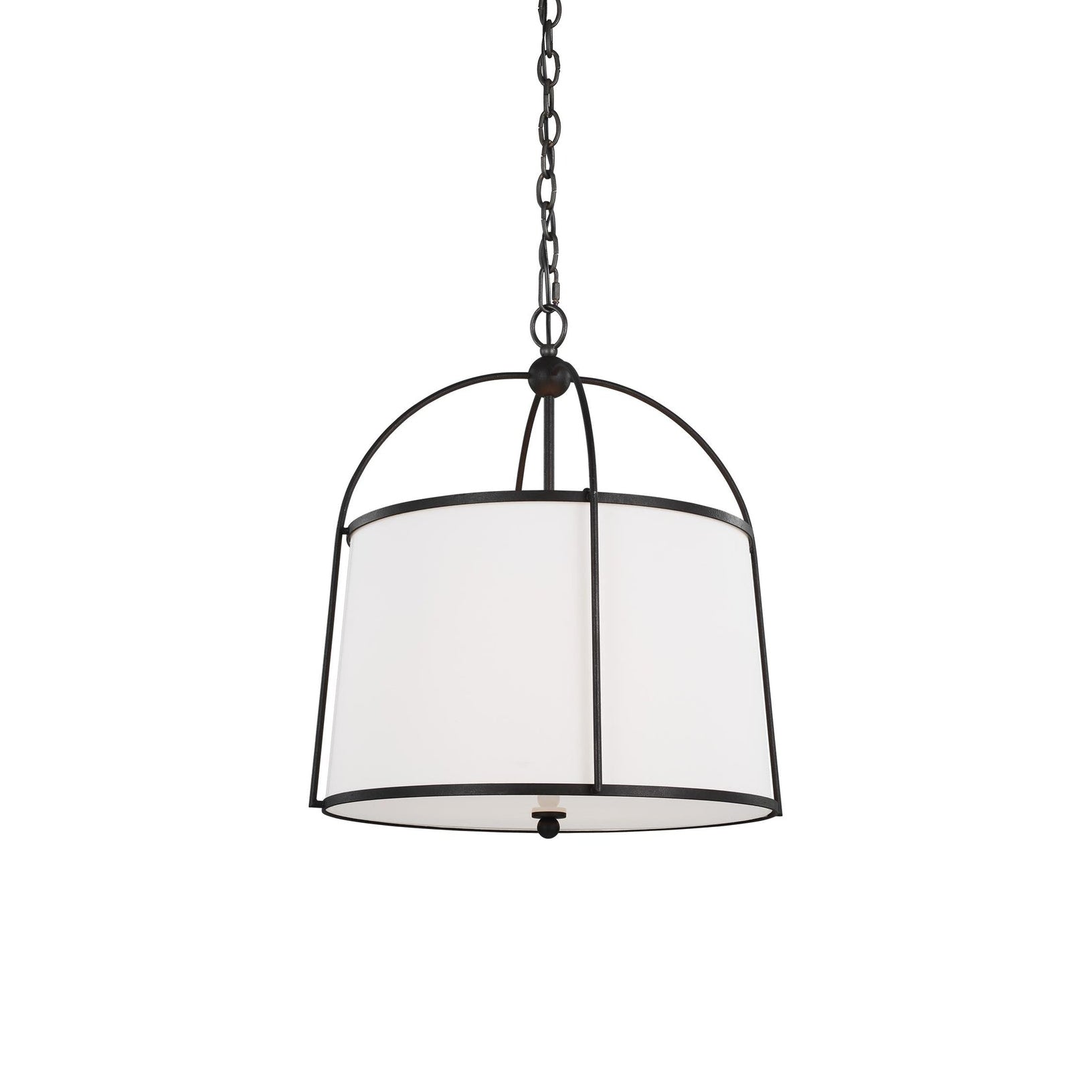 Flare Lampe Suspendue en Métal et Tissu Style Industriel Vintage
