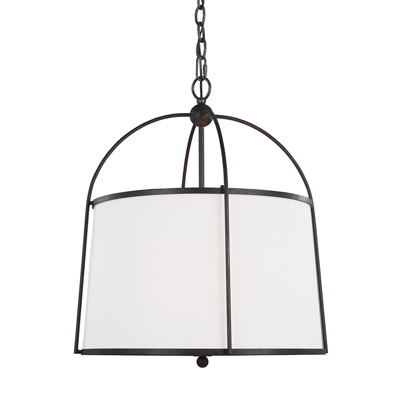 Flare Lampe Suspendue en Métal et Tissu Style Industriel Vintage