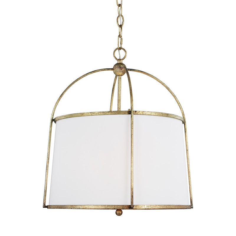 Flare Lampe Suspendue en Métal et Tissu Style Industriel Vintage