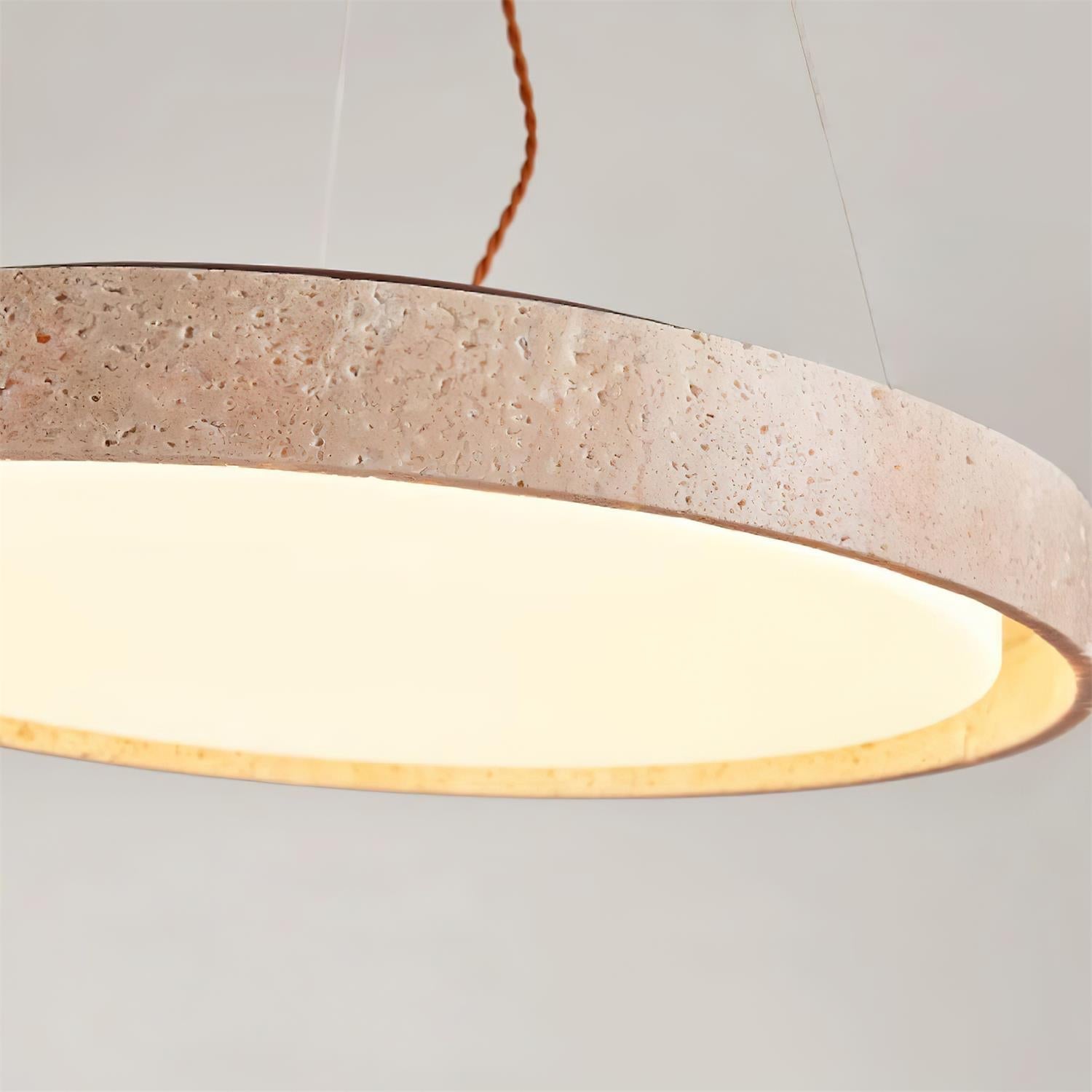 Tracy Suspension Minimaliste en Travertin