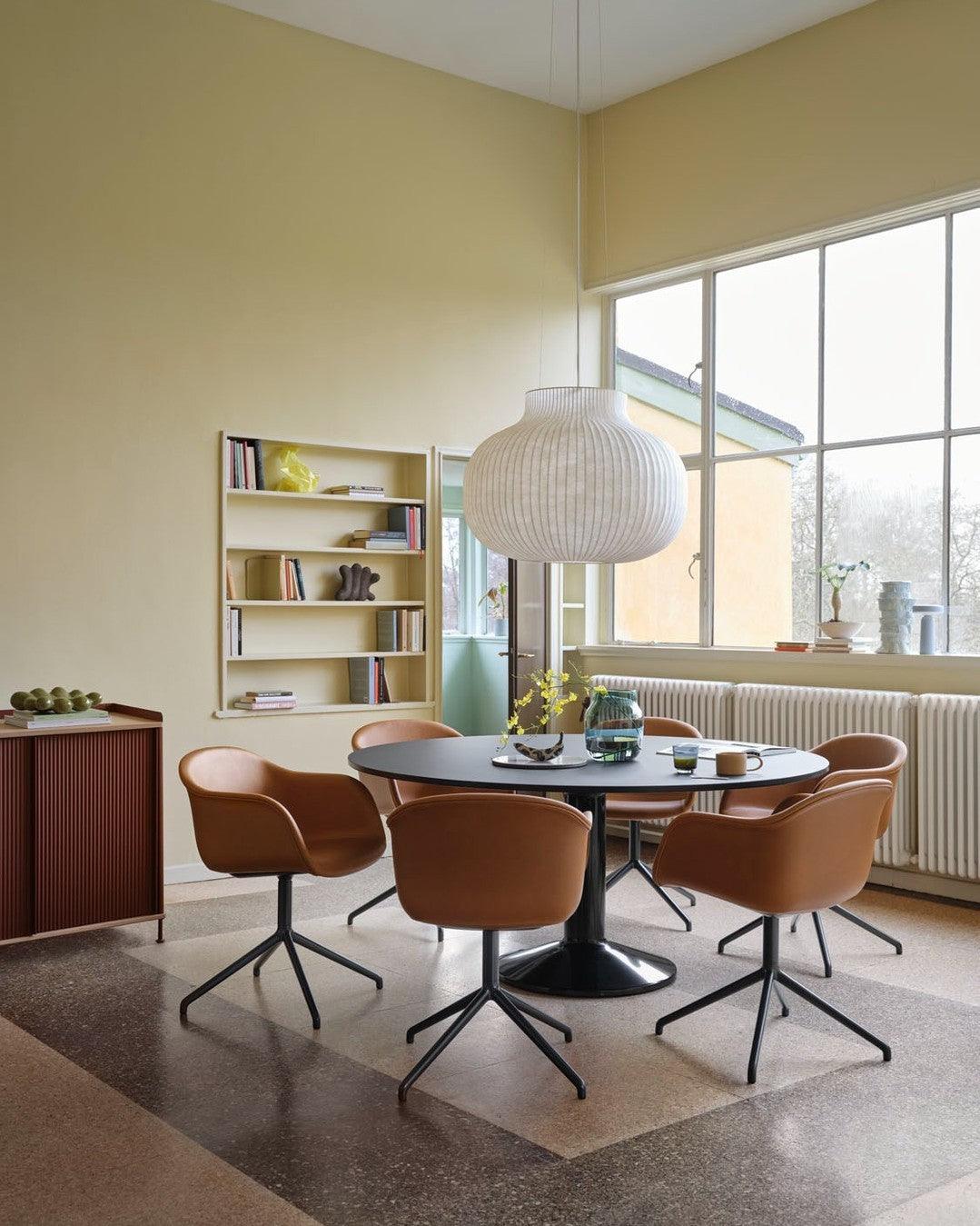 Suspension Abat-jour en Soie Pliée Courbée Moderne Minimaliste