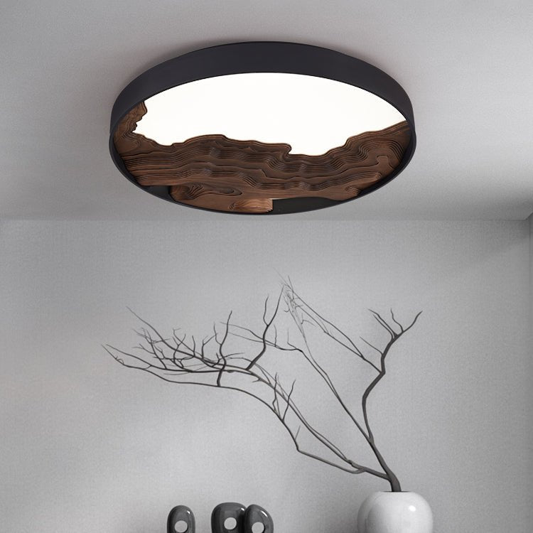 Lustra Plafonnier Bois Oriental Naturel